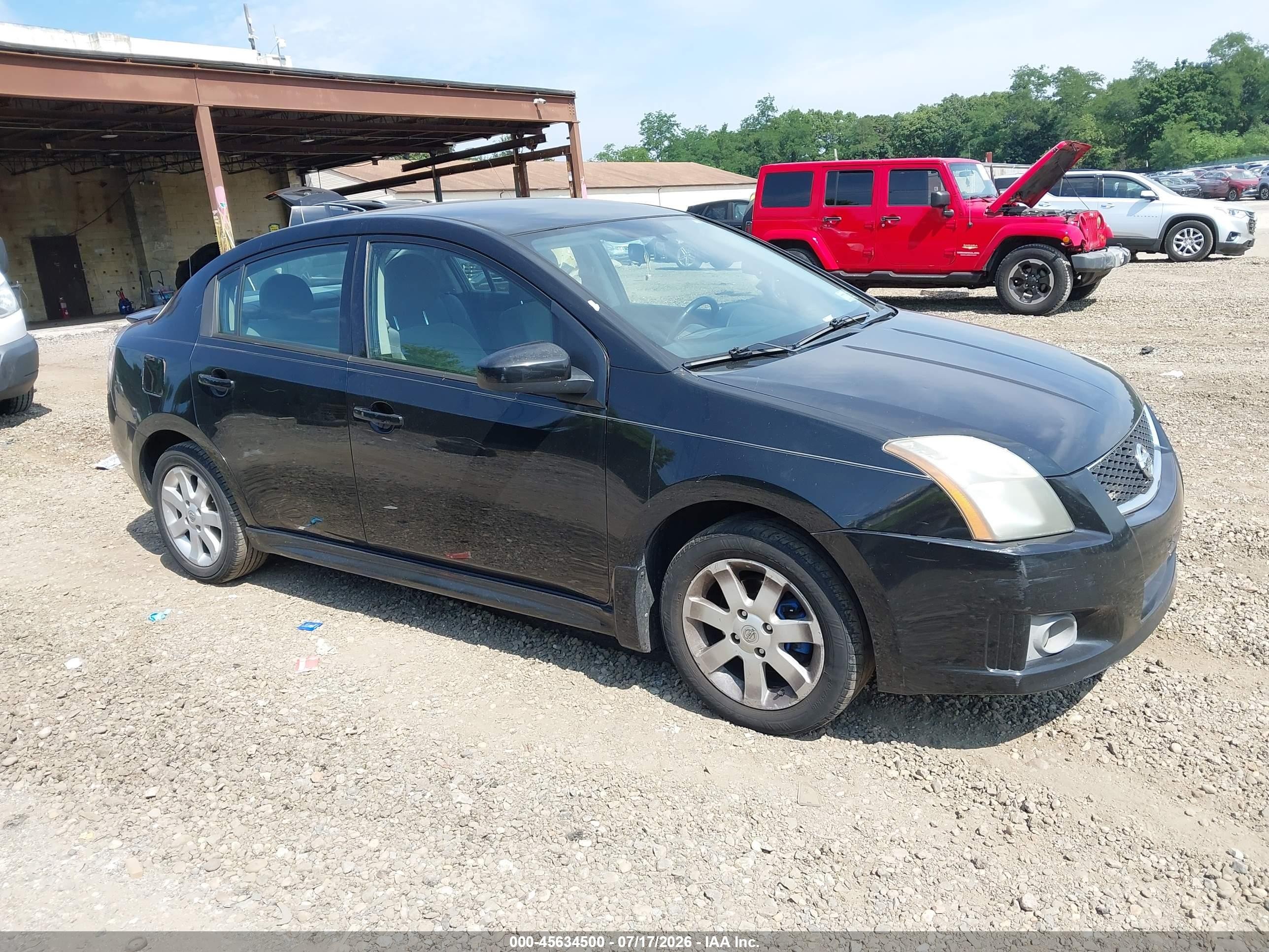 2011 Nissan Sentra SR, VIN 3N1AB6AP4BL630500 — Rear end