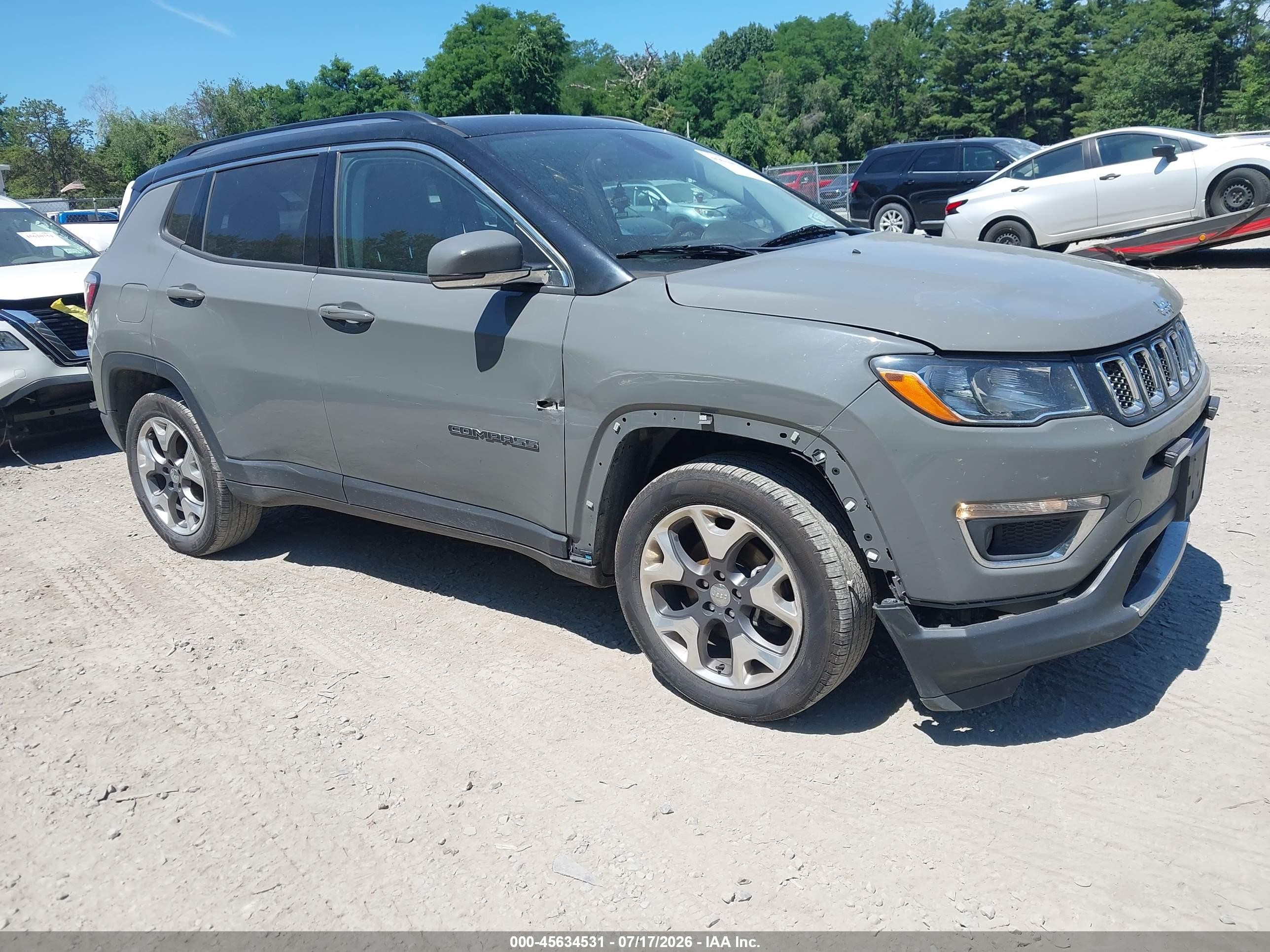 2019 Jeep Compass Limited, VIN 3C4NJDCB0KT791966 — Перед