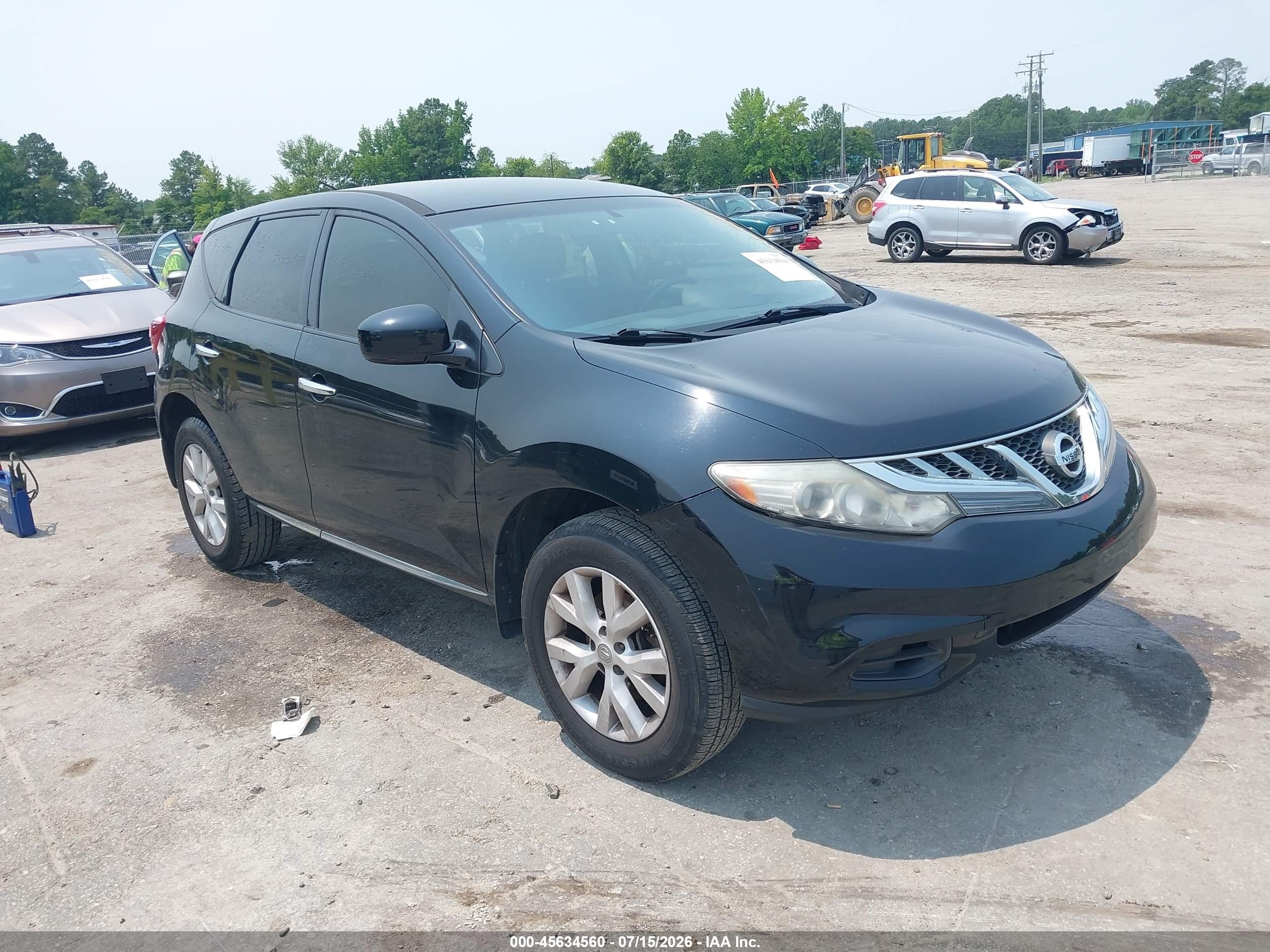2012 Nissan Murano SV, VIN JN8AZ1MU6CW114071 — Side
