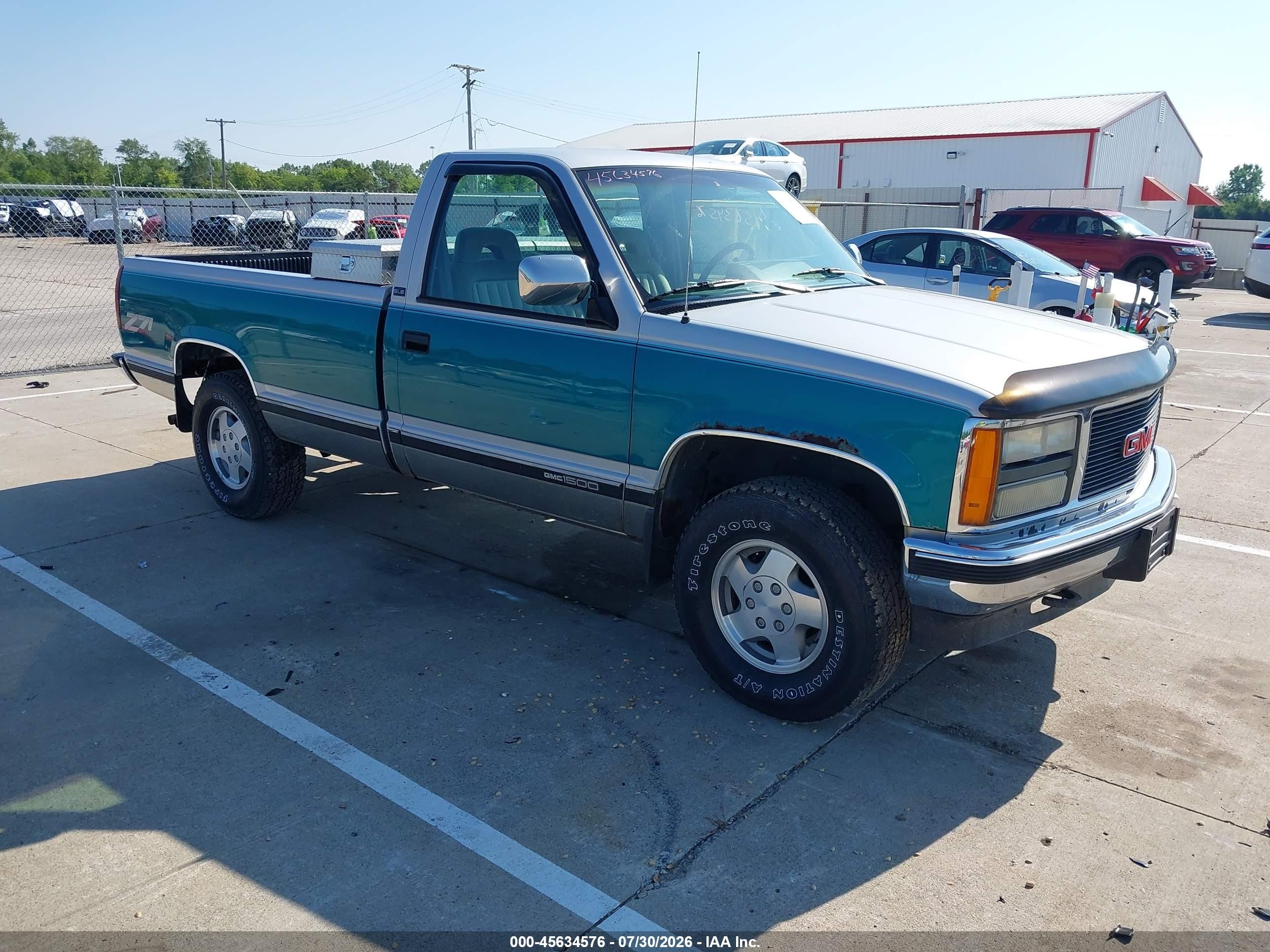 1993 GMC Sierra 1500, VIN 1GTEK14K2PE550234 — Normal wear