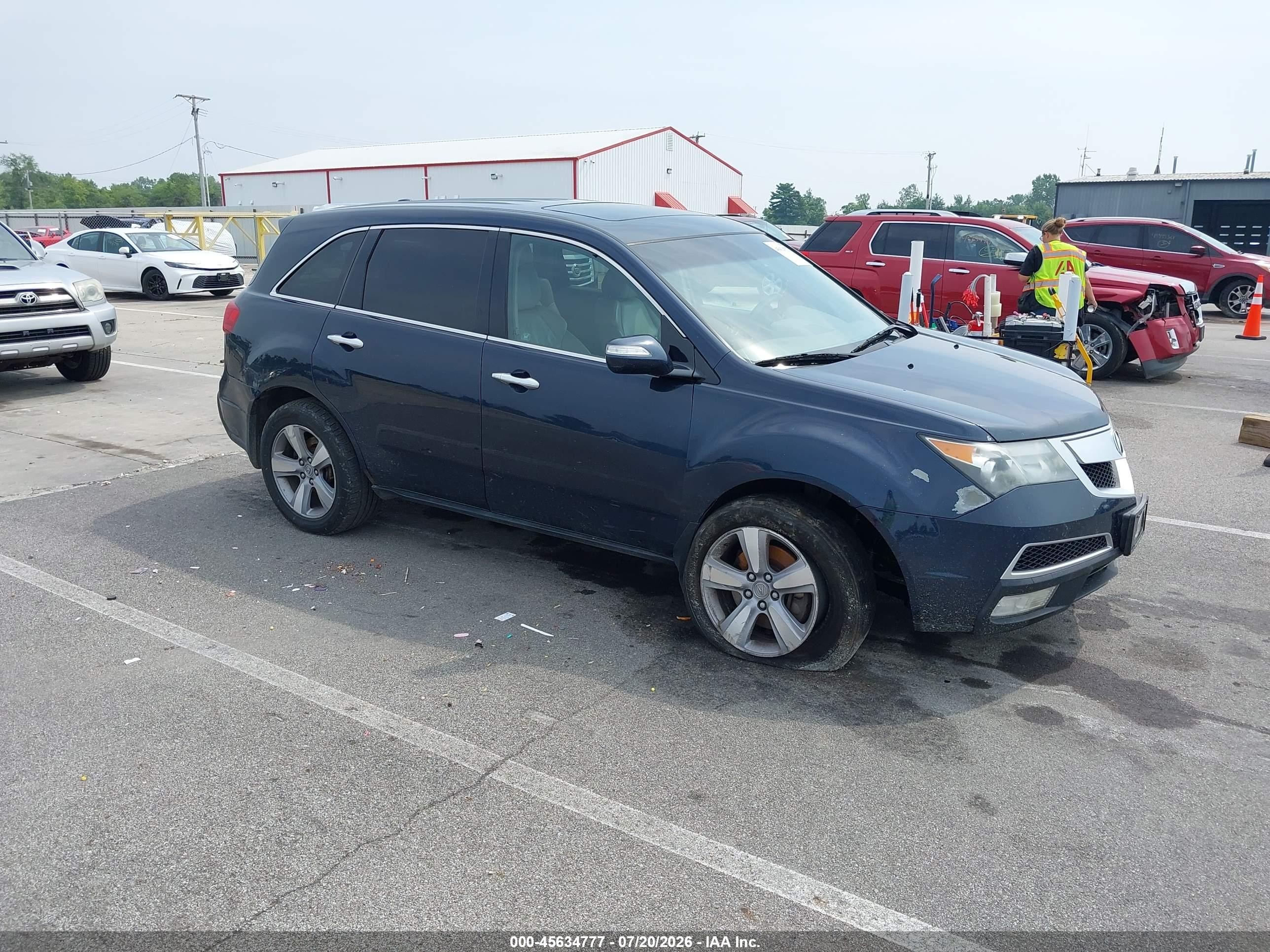 2012 Acura MDX Technology, VIN 2HNYD2H39CH502579 — Front end