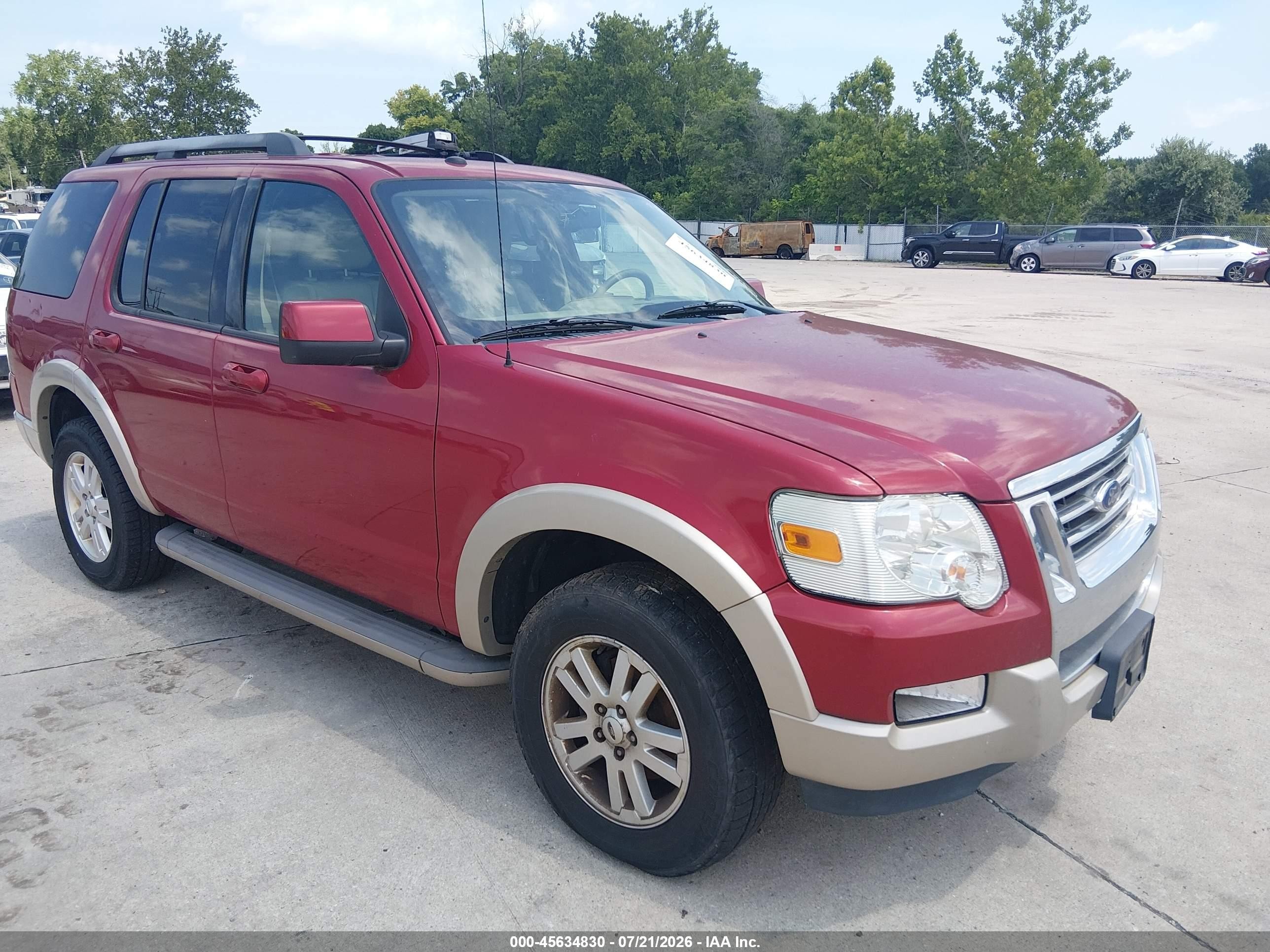 2009 Ford Explorer Eddie Bauer, VIN 1FMEU74E29UA33026 — Normal wear