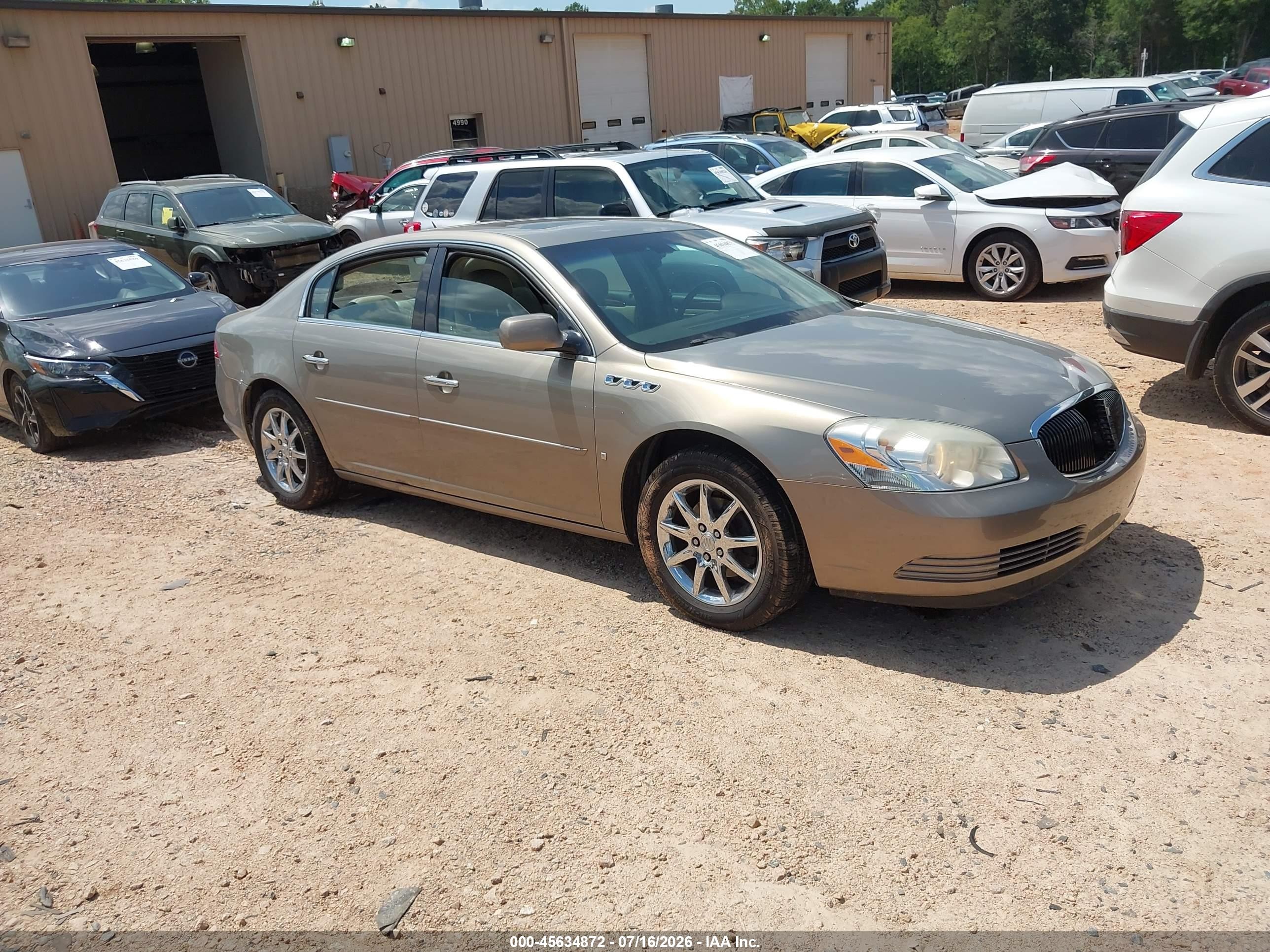 2007 Buick Lucerne CXL, VIN 1G4HD57297U157259 — Rear end