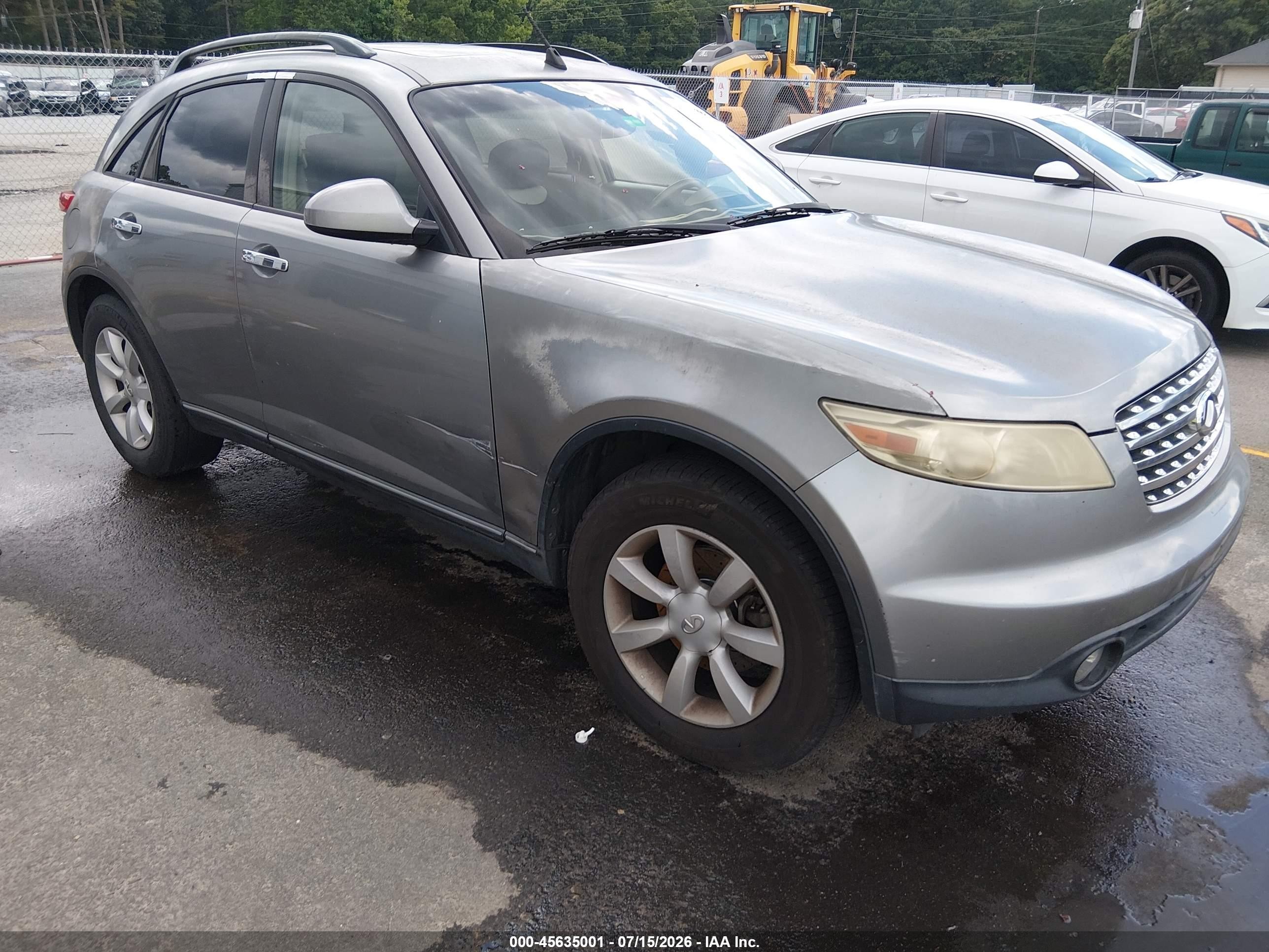 2005 Infiniti FX, VIN JNRAS08W75X215168 — Normal wear