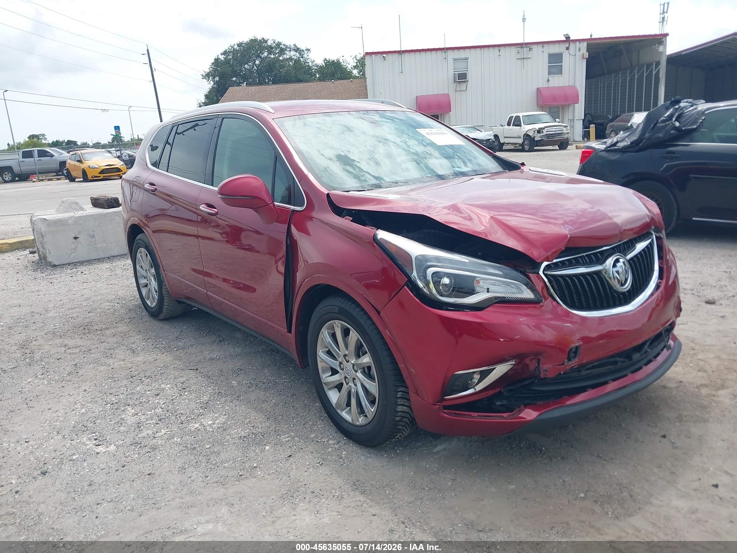 2019 Buick Envision Essence, VIN LRBFXCSA6KD125124 — Перед