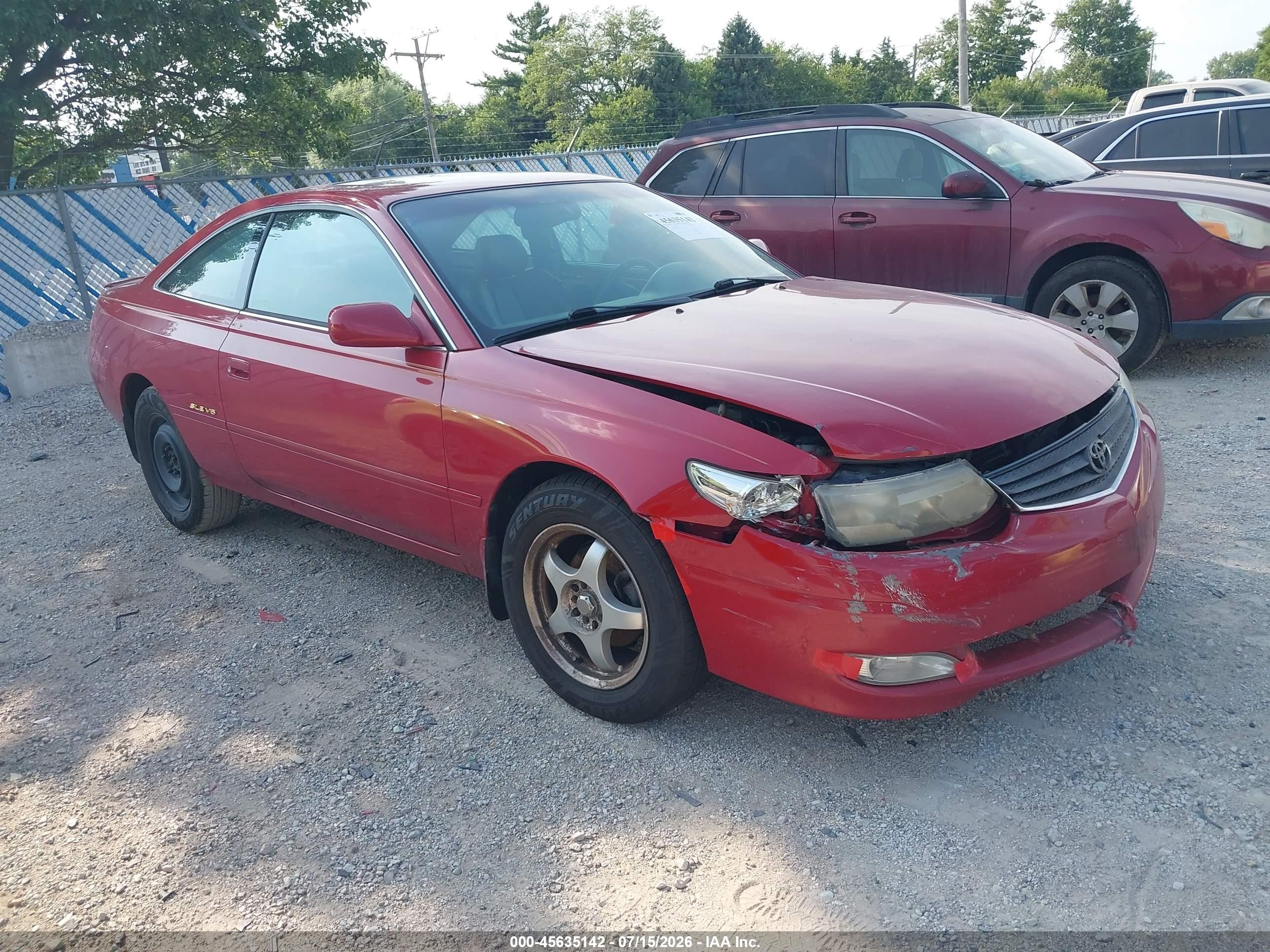 2003 Toyota Solara SE, VIN 2T1CF28P53C603206 — Перед