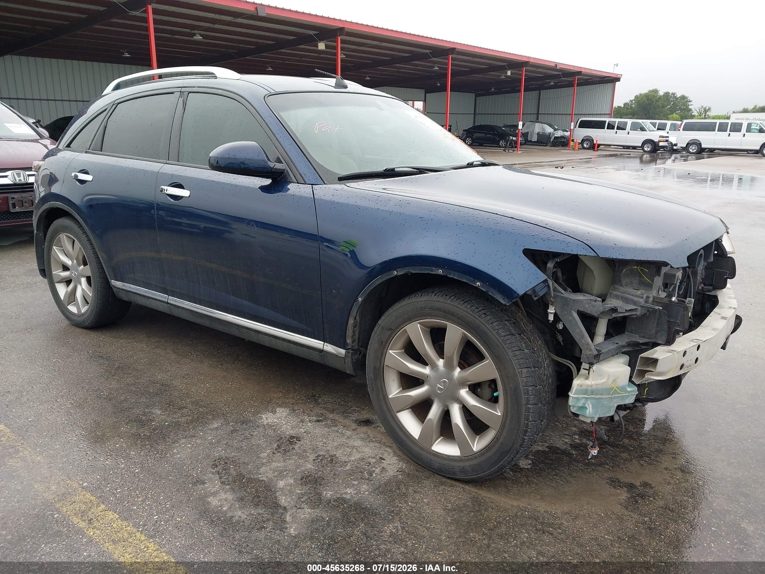 2006 Infiniti FX, VIN JNRAS08W16X205124 — Front end