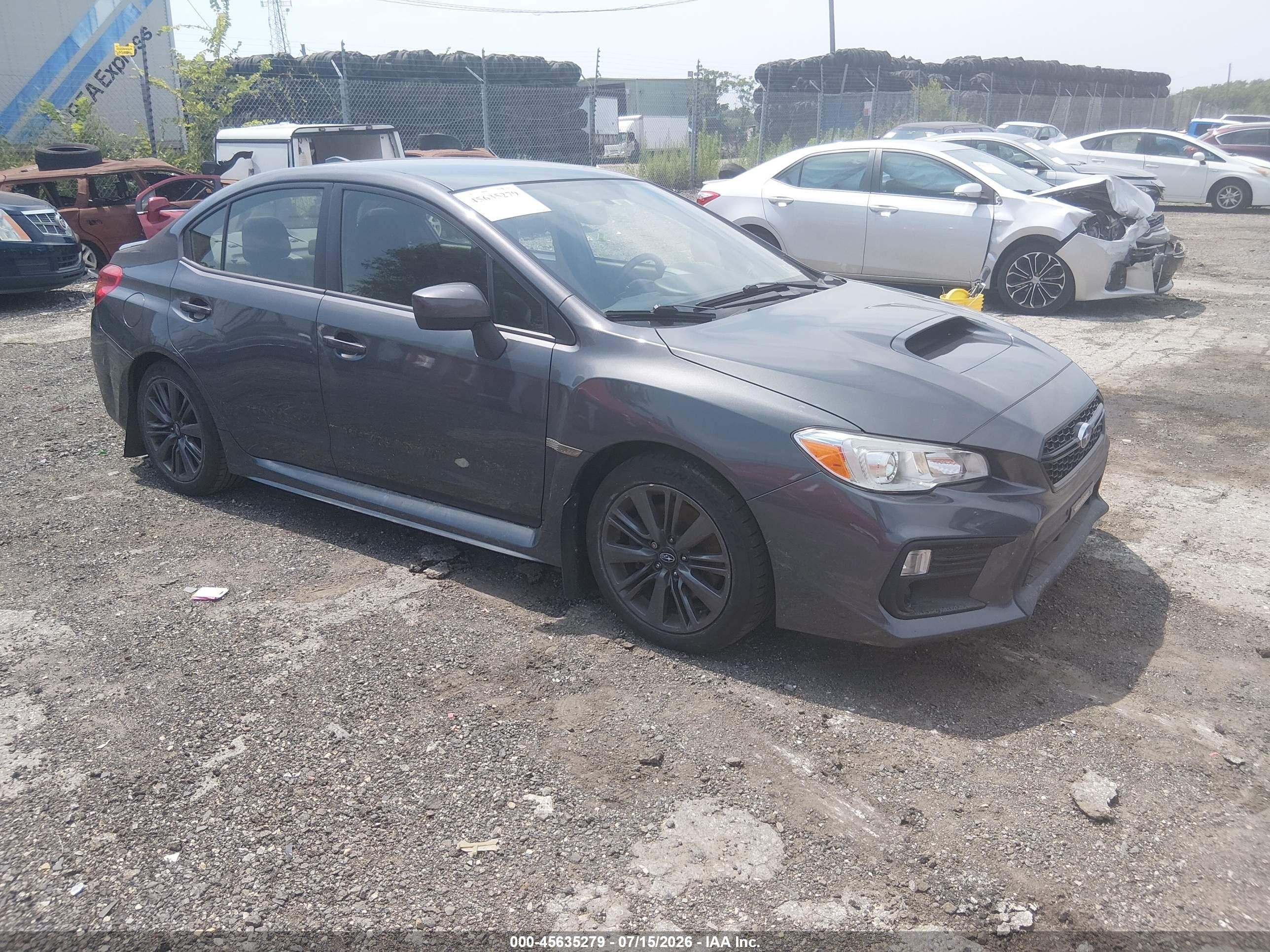 2021 Subaru WRX, VIN JF1VA1A63M9800598 — Not stated