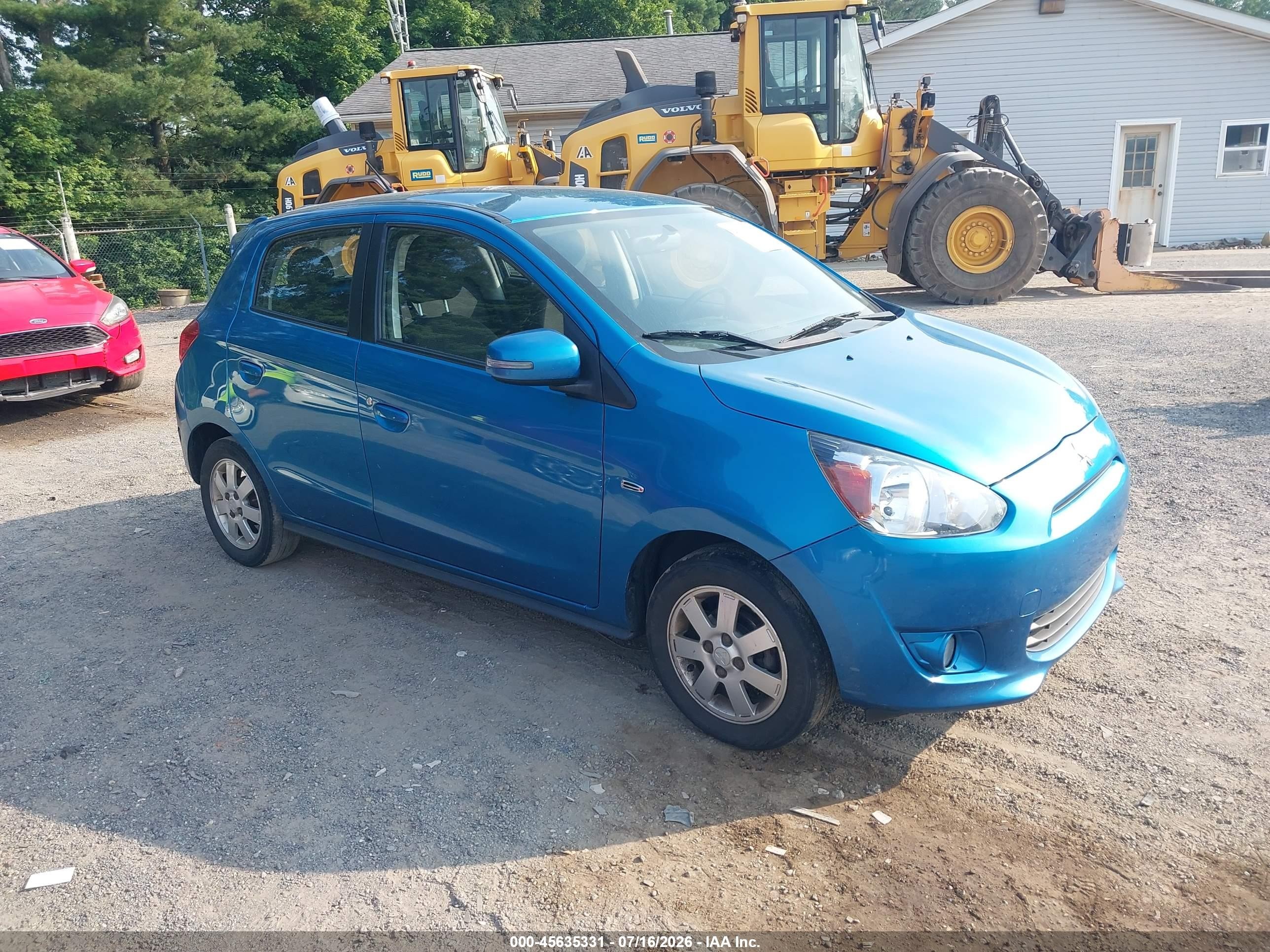 2015 Mitsubishi Mirage ES, VIN ML32A4HJ3FH002493 — Крыша