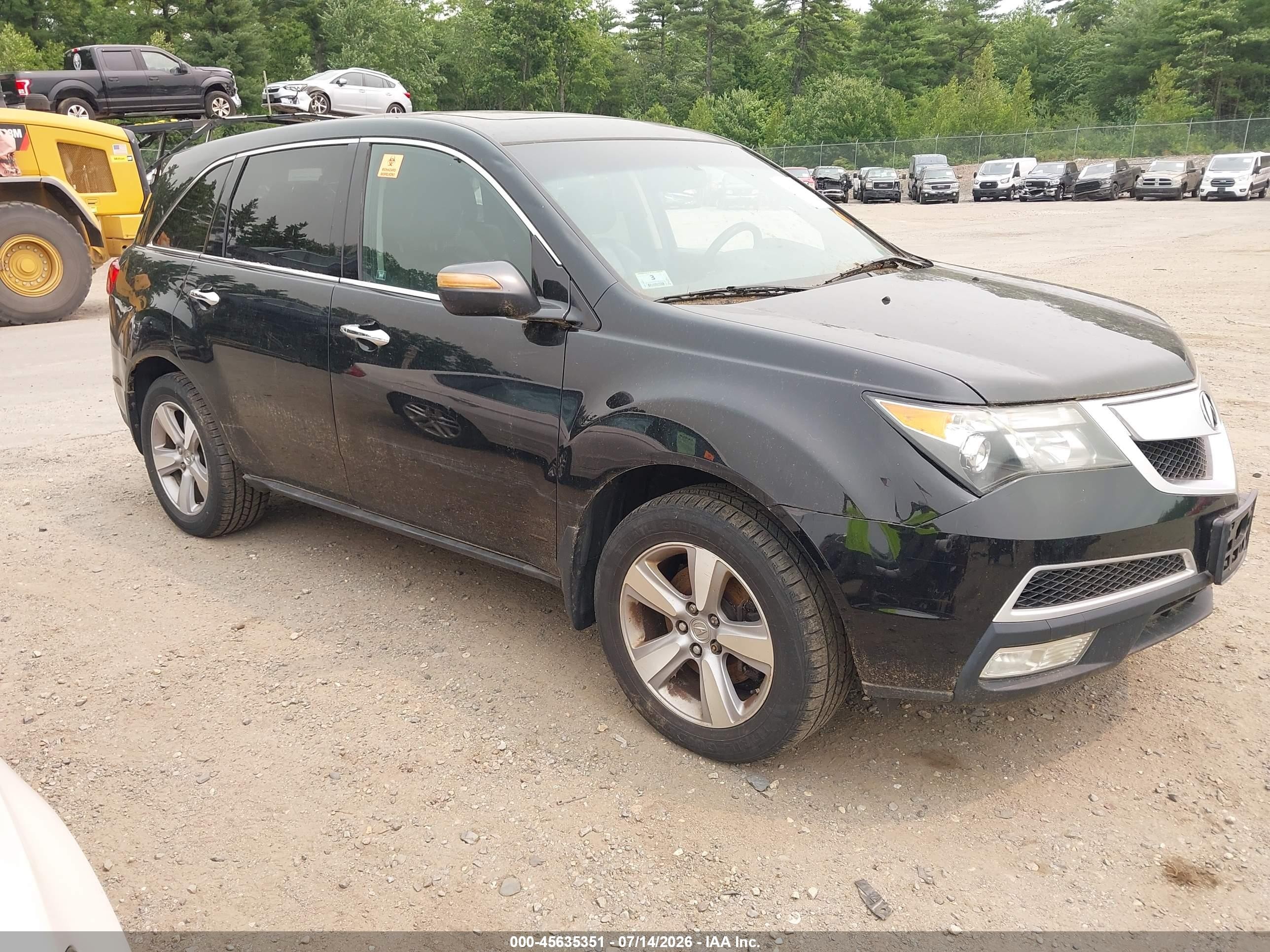 2011 Acura MDX Technology, VIN 2HNYD2H47BH529769 — Normal wear