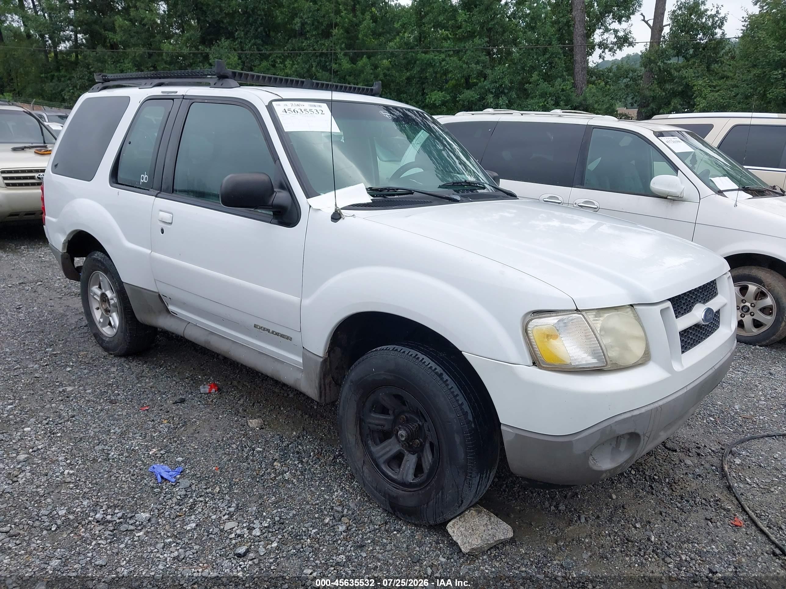 2001 Ford Explorer Sport, VIN 1FMYU60EX1UC45383 — Normal wear