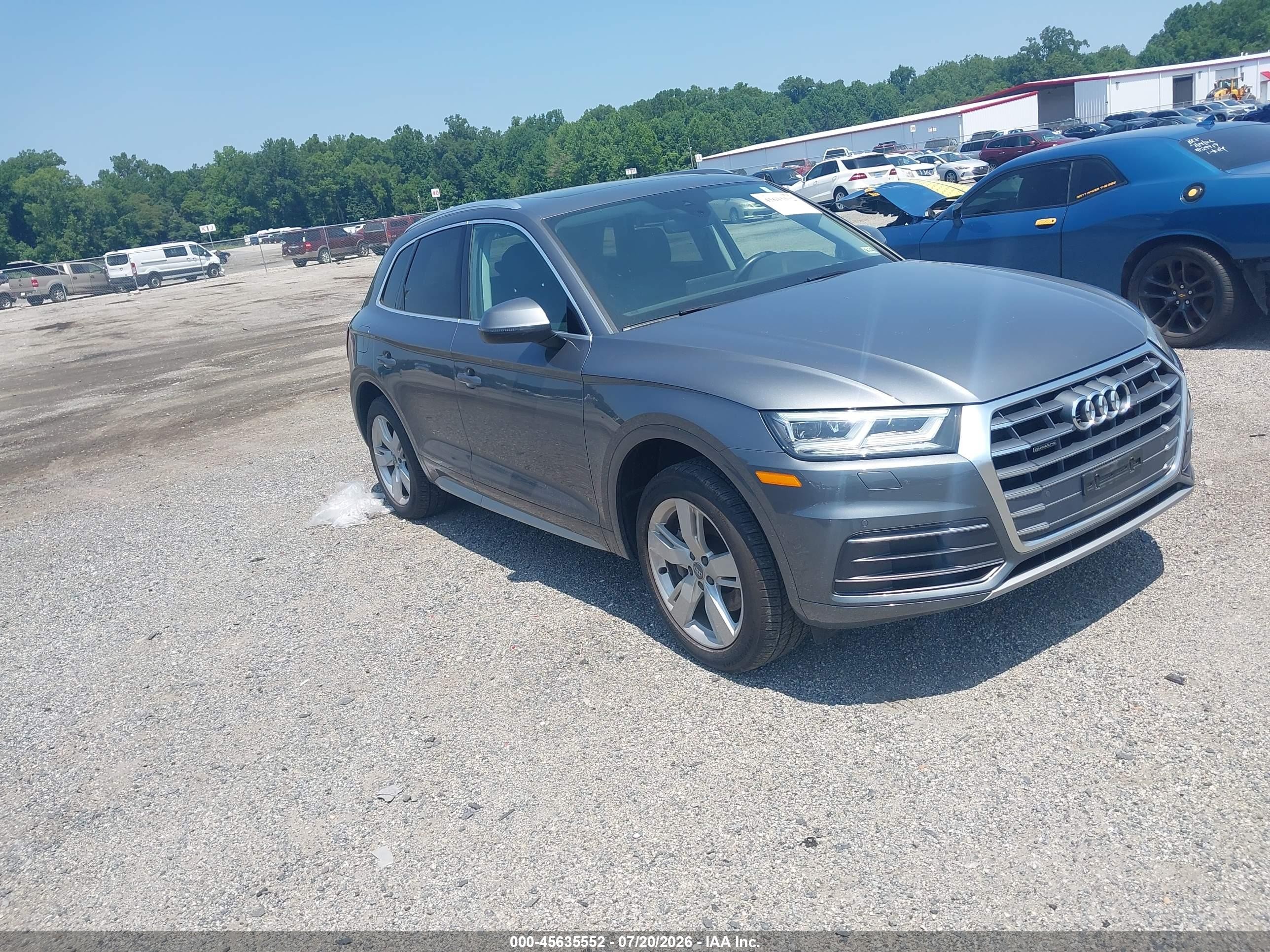 2019 Audi Q5 Premium Plus, VIN WA1BNAFY3K2048462 — Front end