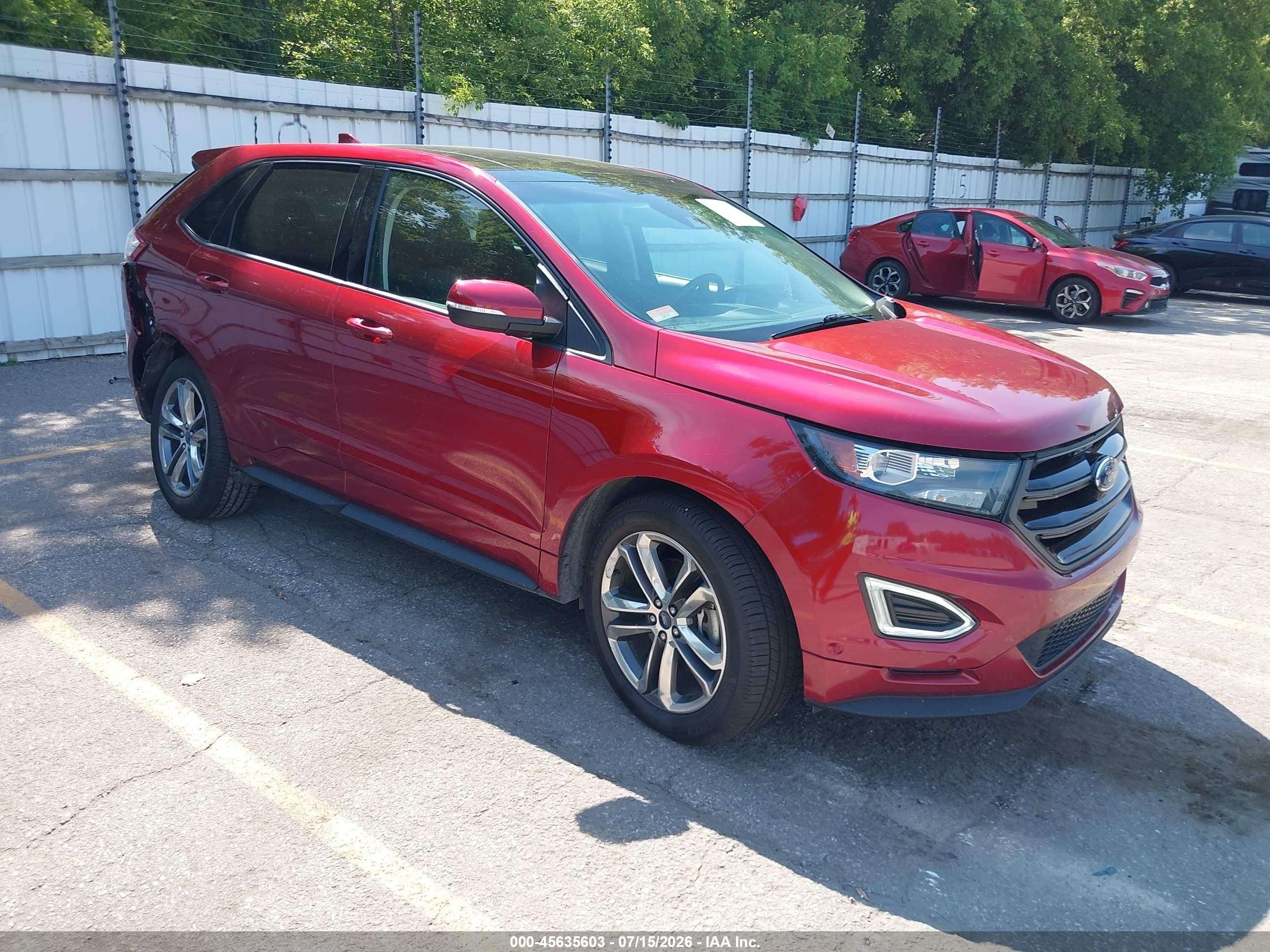 2017 Ford Edge Sport, VIN 2FMPK4AP4HBC43117 — Side