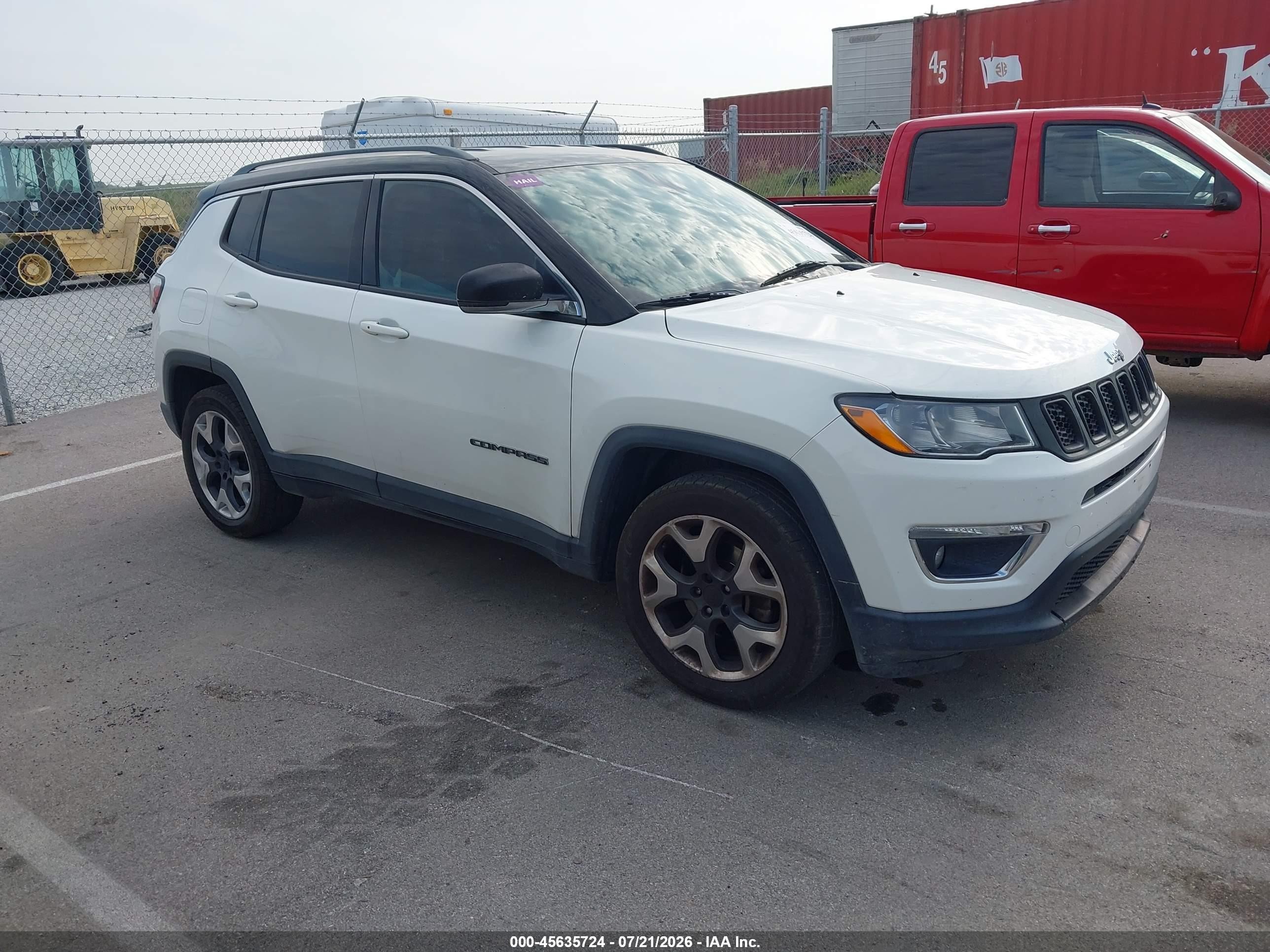 2017 Jeep Compass Limited, VIN 3C4NJDCB2HT681042 — Hail