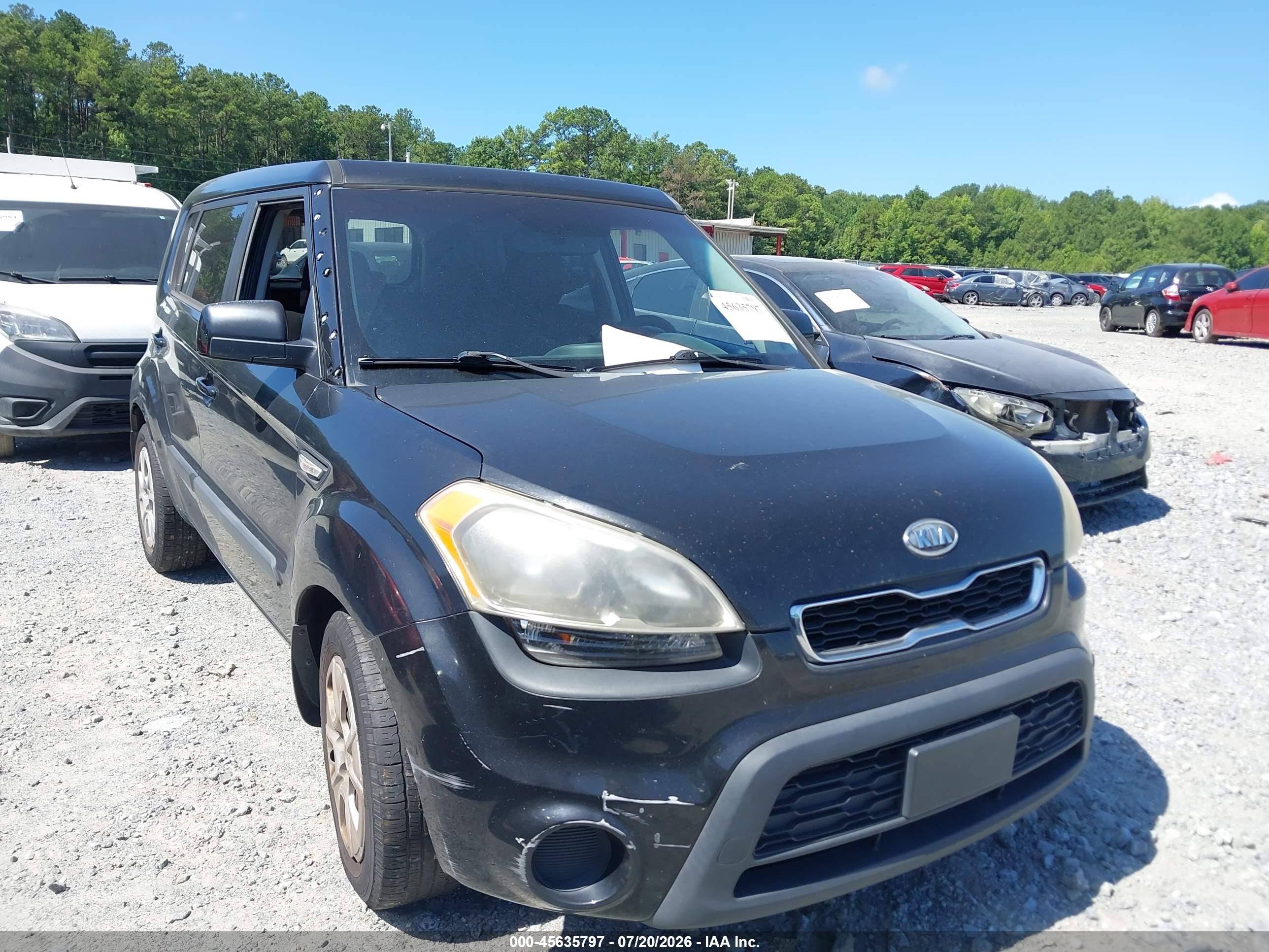 2012 Kia Soul, VIN KNDJT2A5XC7464300 — Normal wear