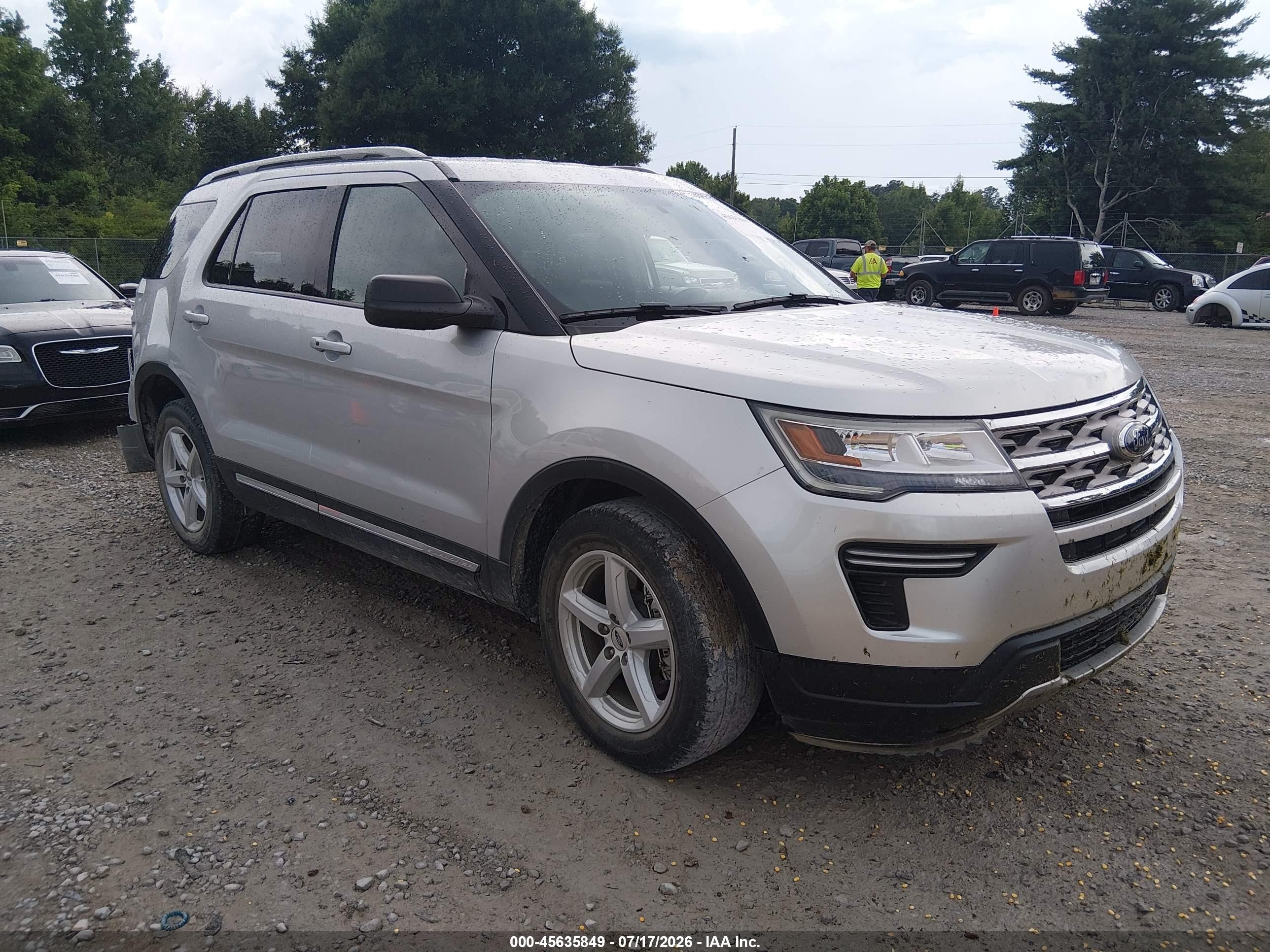 2018 Ford Explorer XLT, VIN 1FM5K7D84JGB15522 — Rear end