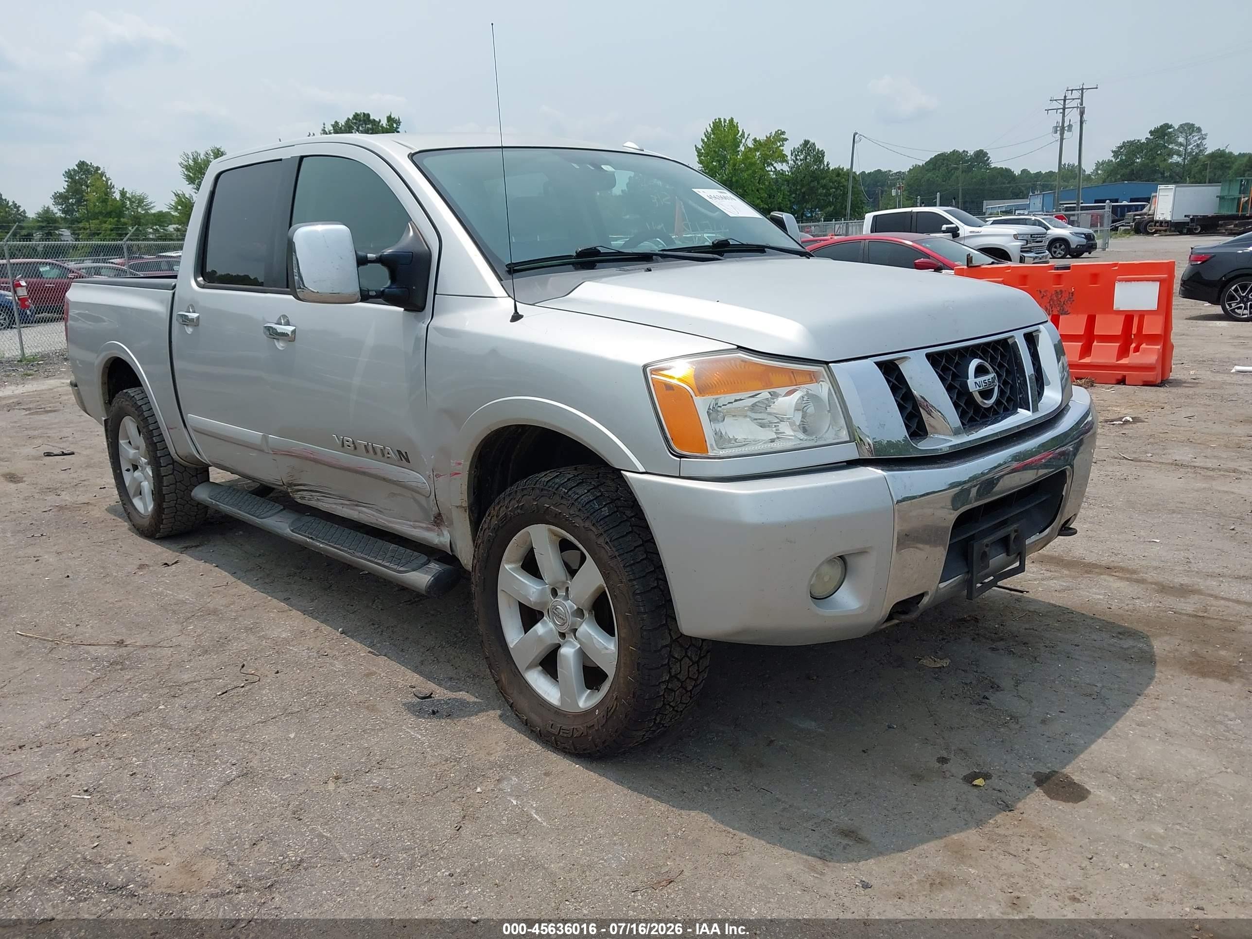 2009 Nissan Titan SE, VIN 1N6BA07C89N303479 — Side