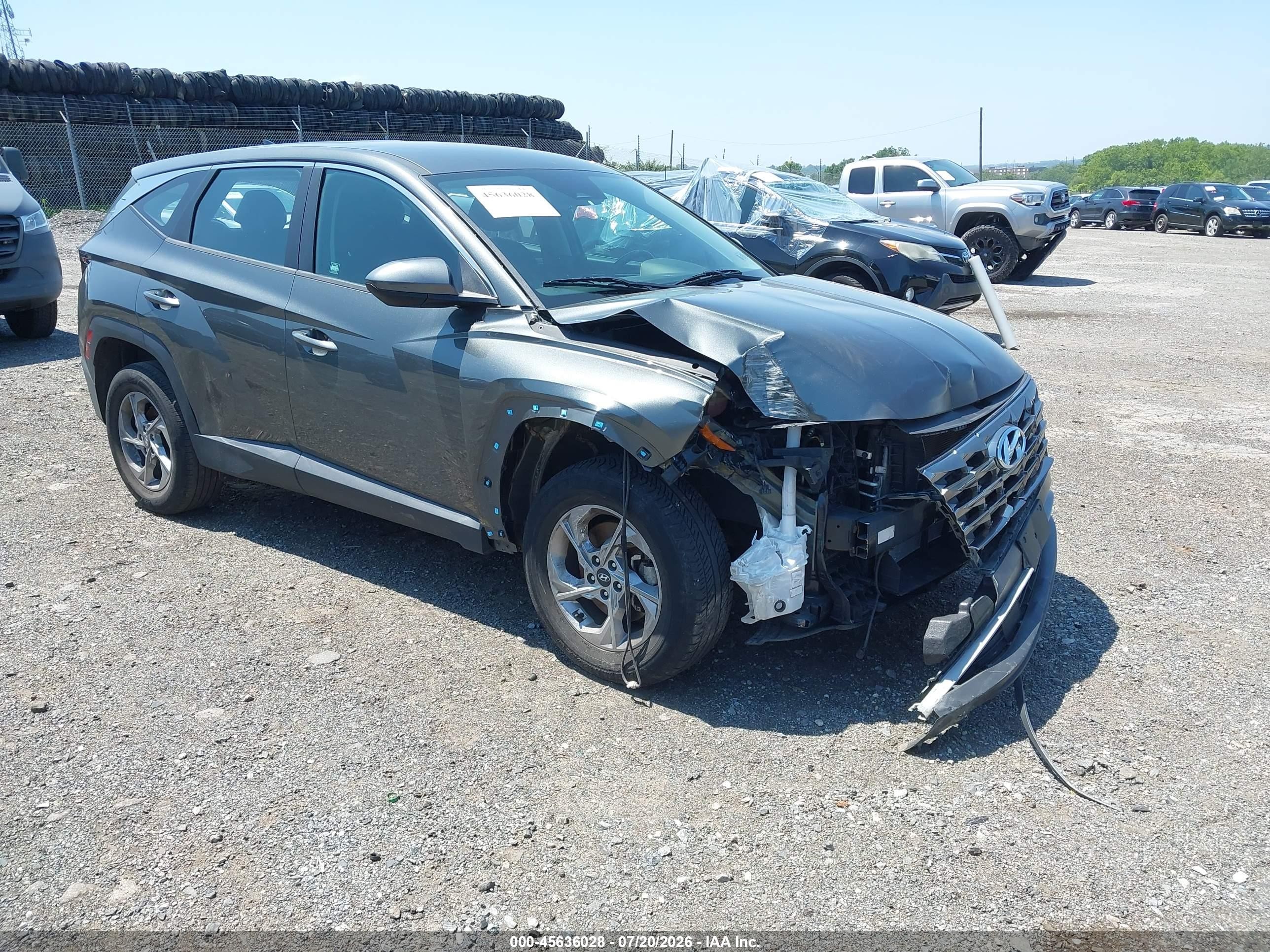 2022 Hyundai Tucson SE, VIN 5NMJACAE4NH016416 — Front end