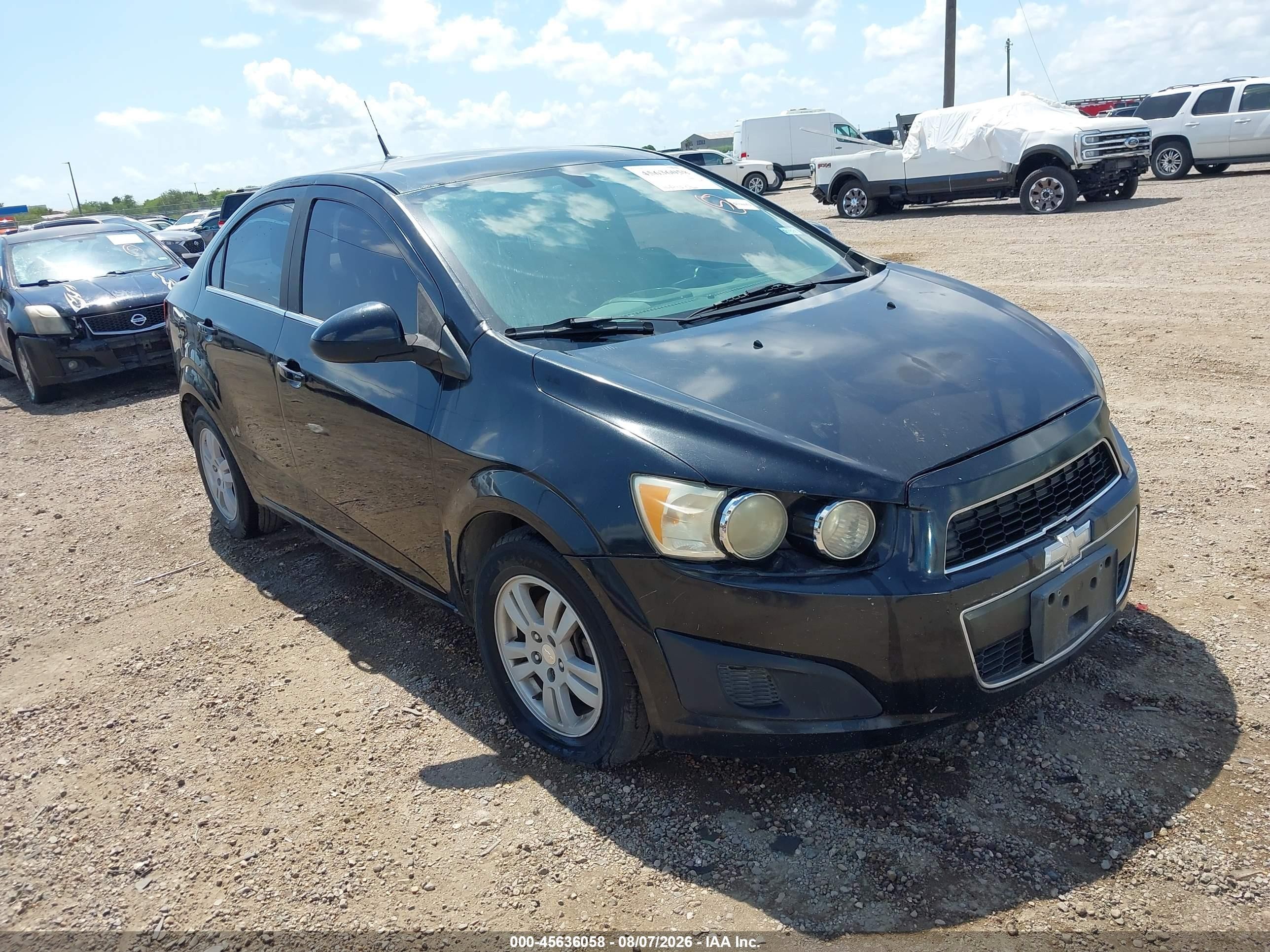 2014 Chevrolet Sonic LT, VIN 1G1JC5SH2E4181963 — Обычный износ