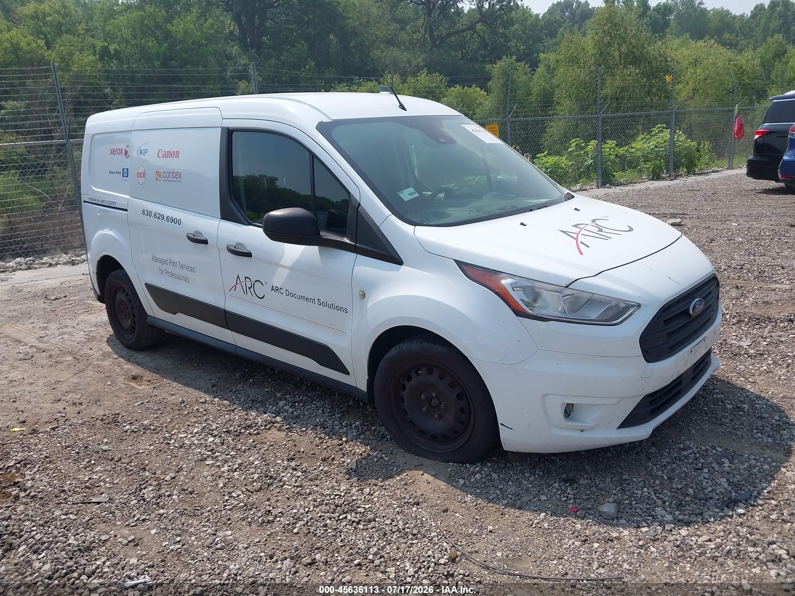 2019 Ford Transit Connect XLT, VIN NM0LS7F25K1402857 — Normal wear