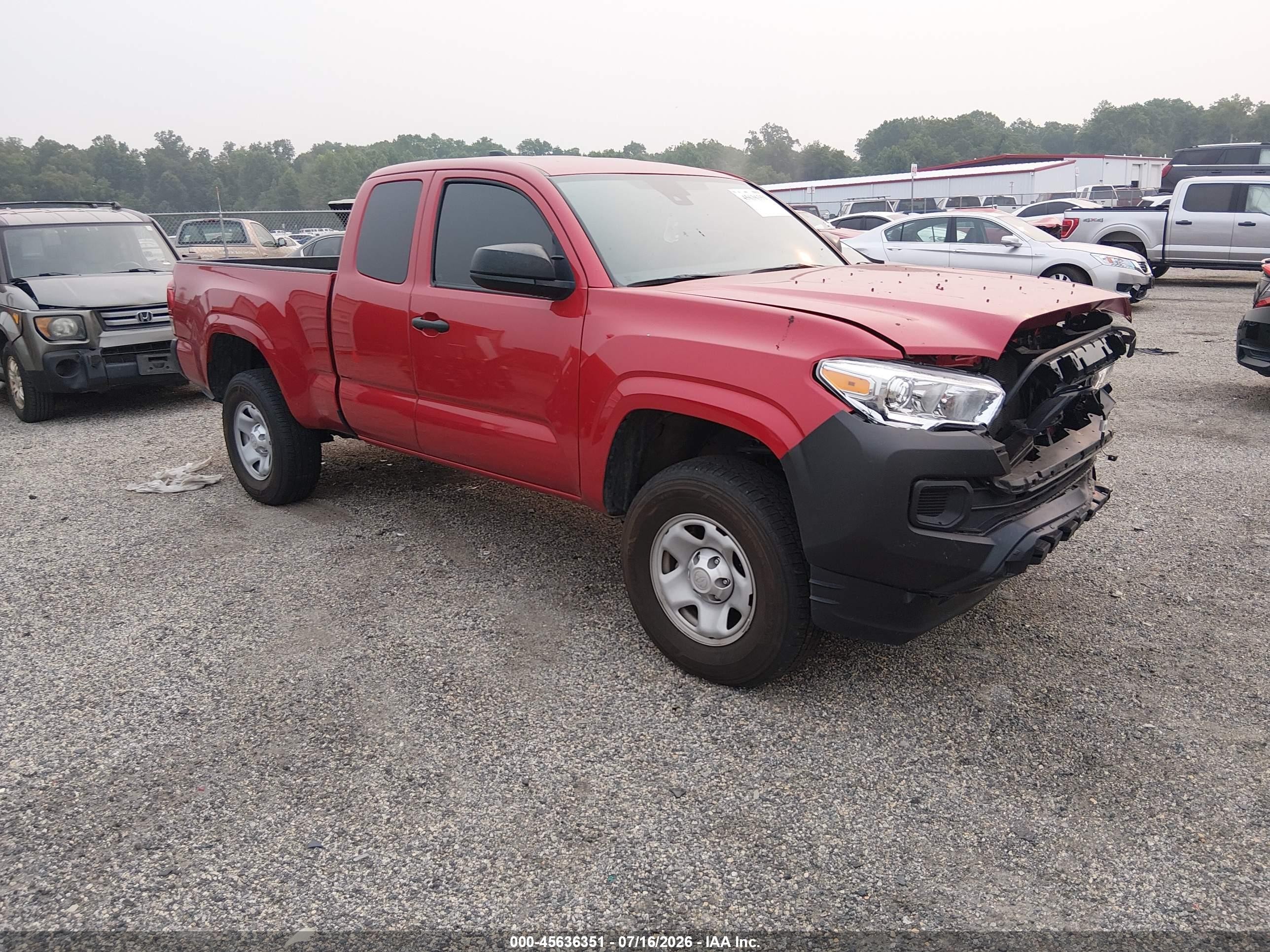 2021 Toyota Tacoma SR, VIN 3TYRX5GN7MT010680 — Front end