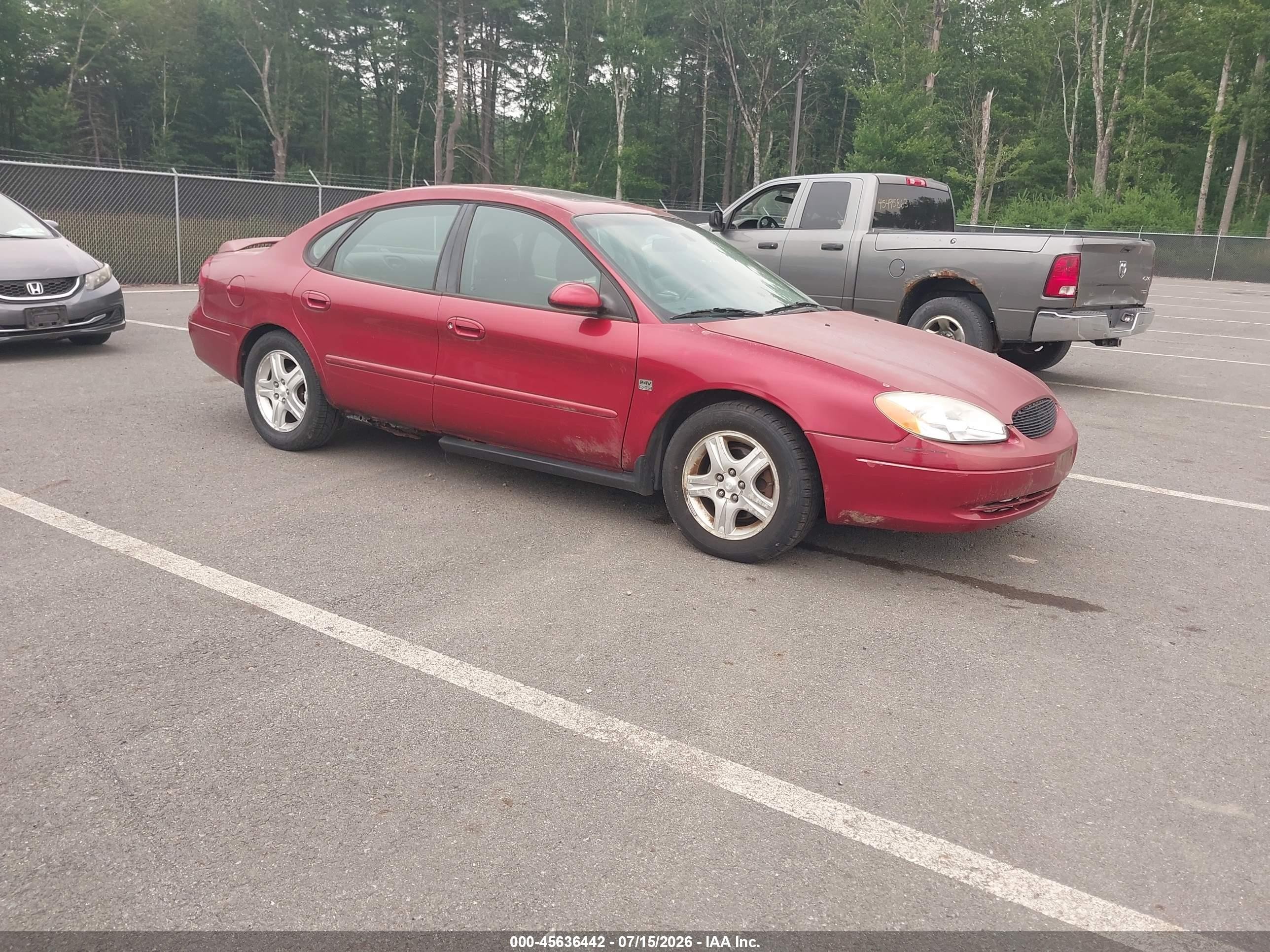 2001 Ford Taurus SEL, VIN 1FAHP56S21A230936 — Normal wear