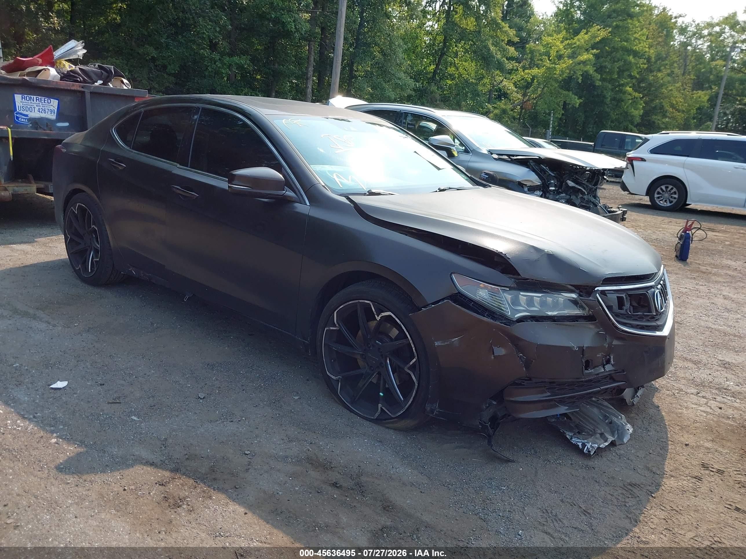 2015 Acura TLX Technology, VIN 19UUB2F5XFA003776 — Перед