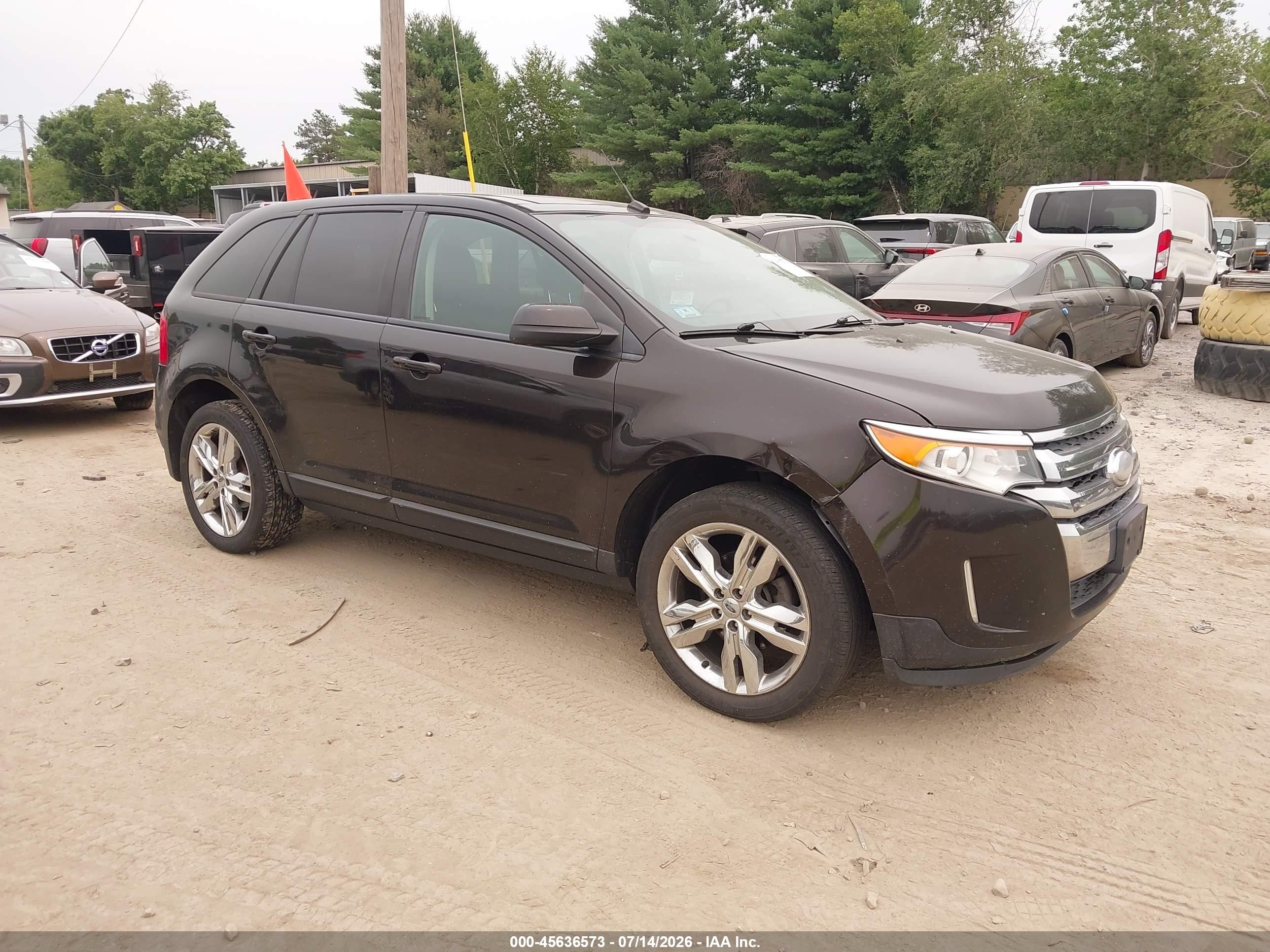 2013 Ford Edge SEL, VIN 2FMDK4JC6DBC72290 — Normal wear