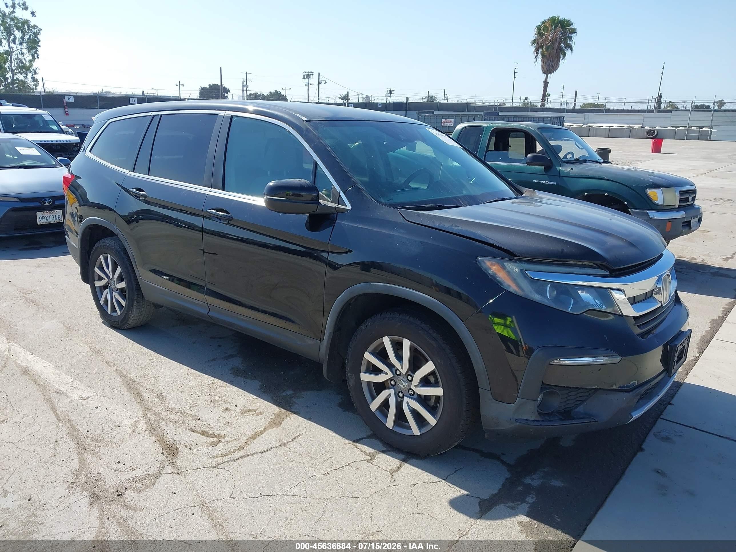 2019 Honda Pilot EX, VIN 5FNYF5H33KB026271 — Обычный износ