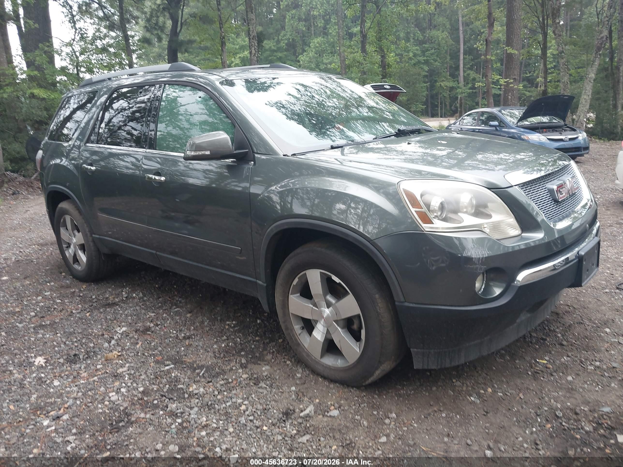 2011 GMC Acadia SLT1, VIN 1GKKRRED1BJ363309 — Not stated
