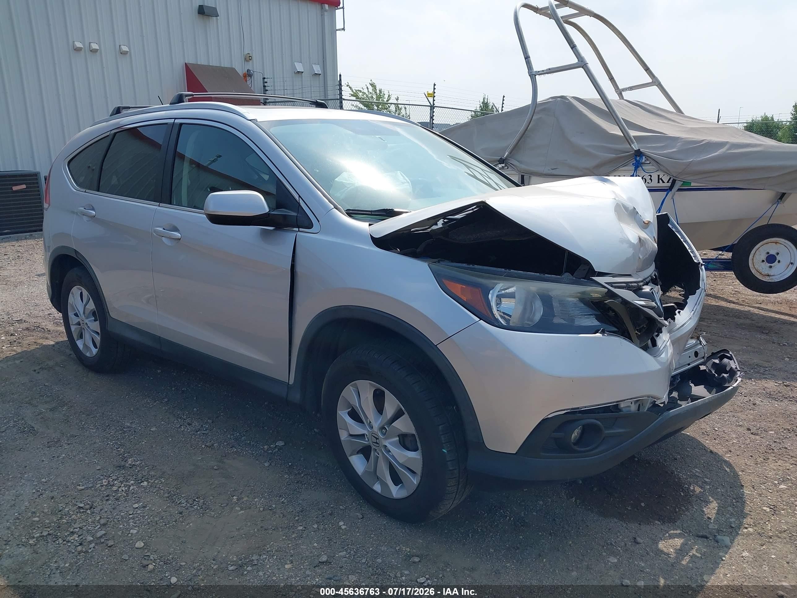 2014 Honda CR-V EX-L, VIN 2HKRM4H79EH715891 — Front end