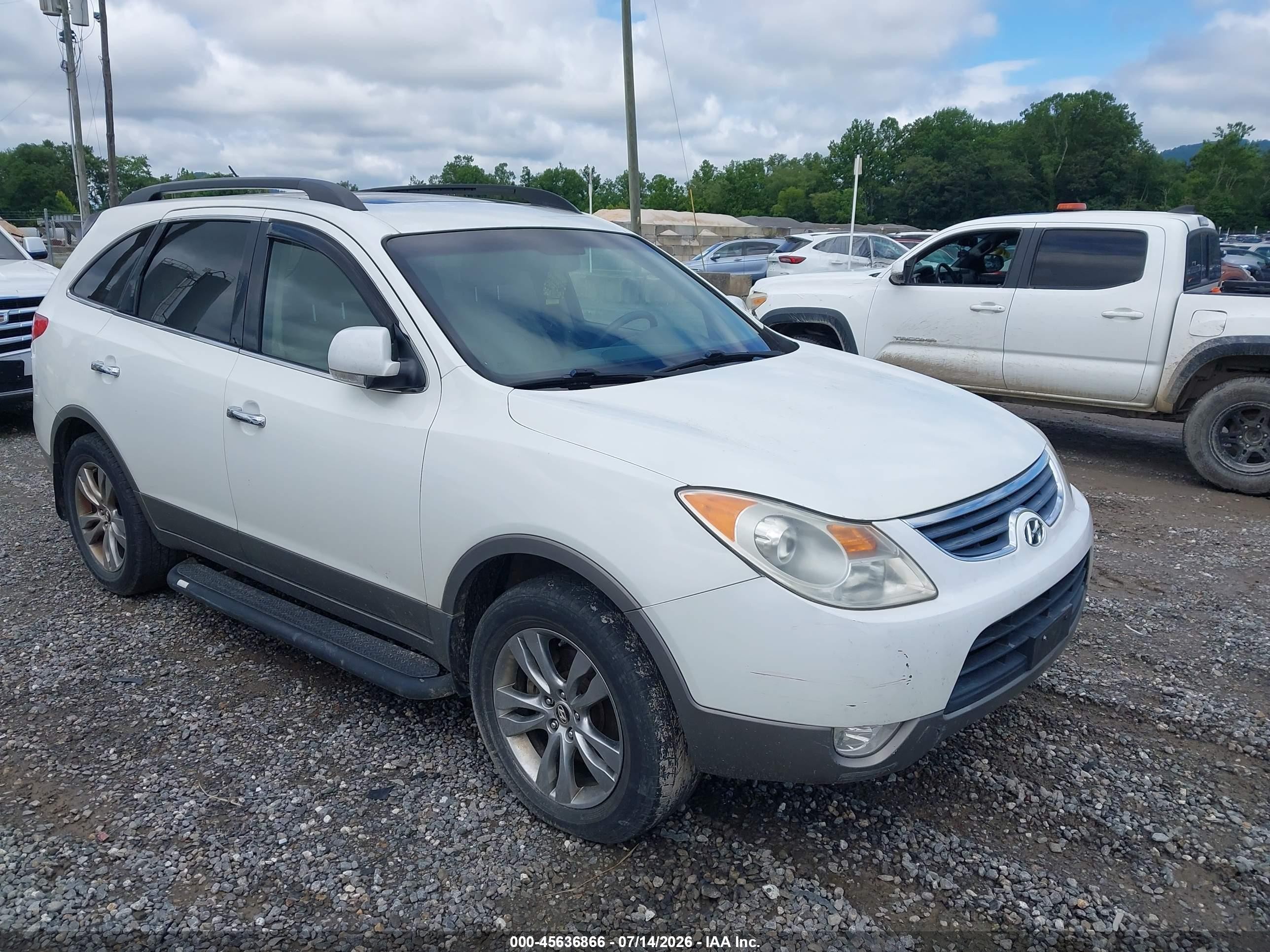 2012 Hyundai Veracruz GLS, VIN KM8NUDCC5CU201117 — Repossession