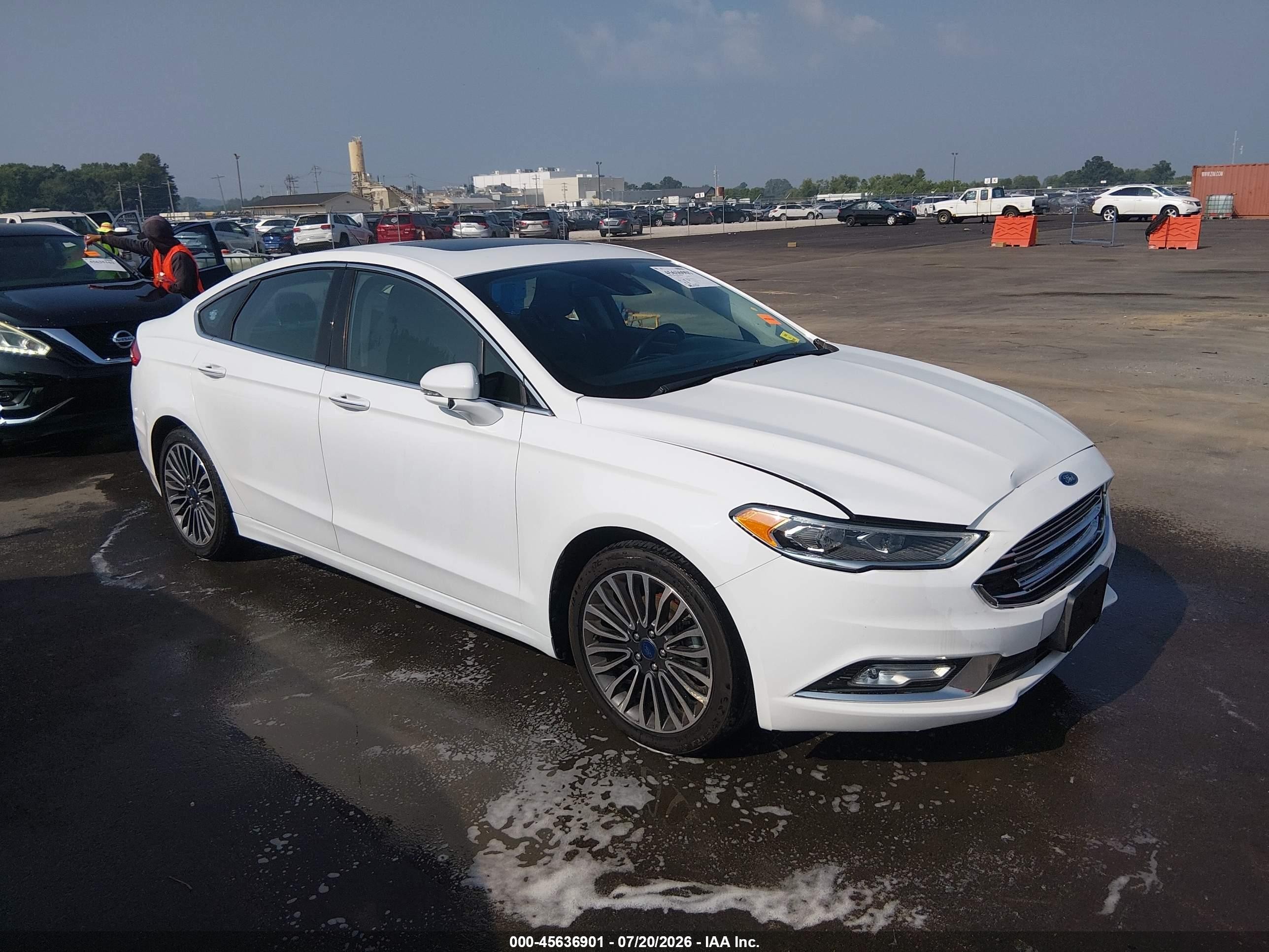 2017 Ford Fusion SE, VIN 3FA6P0H98HR187322 — Front end