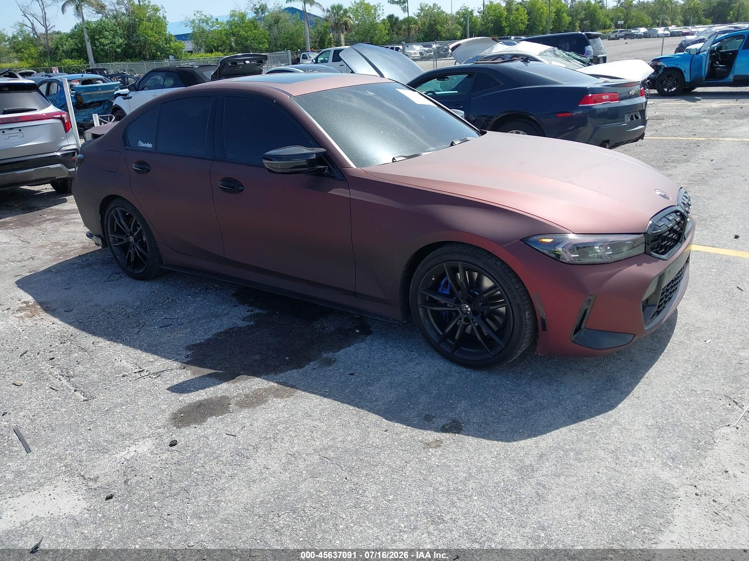2023 BMW 3 Series 330i, VIN 3MW69FF01P8C92006 — Зад
