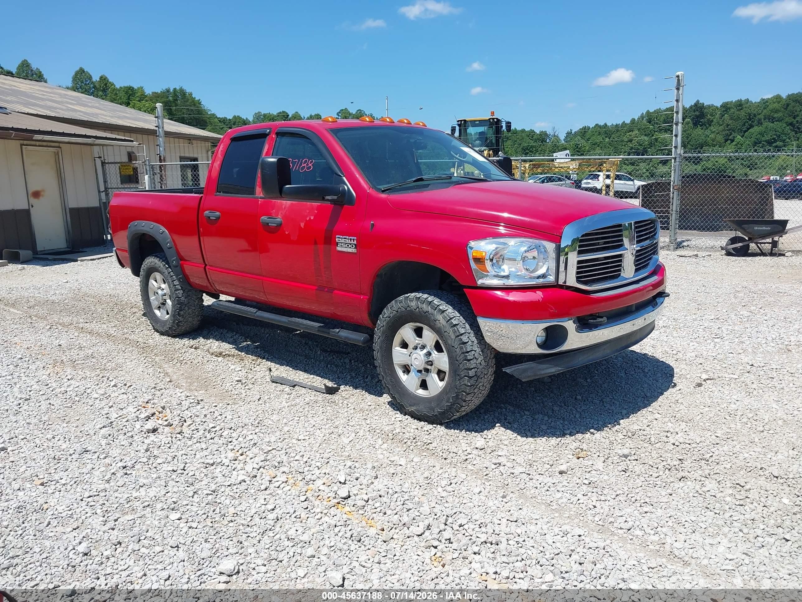 2009 Dodge 2500 SLT, VIN 3D7KS28T79G544992 — Не указано