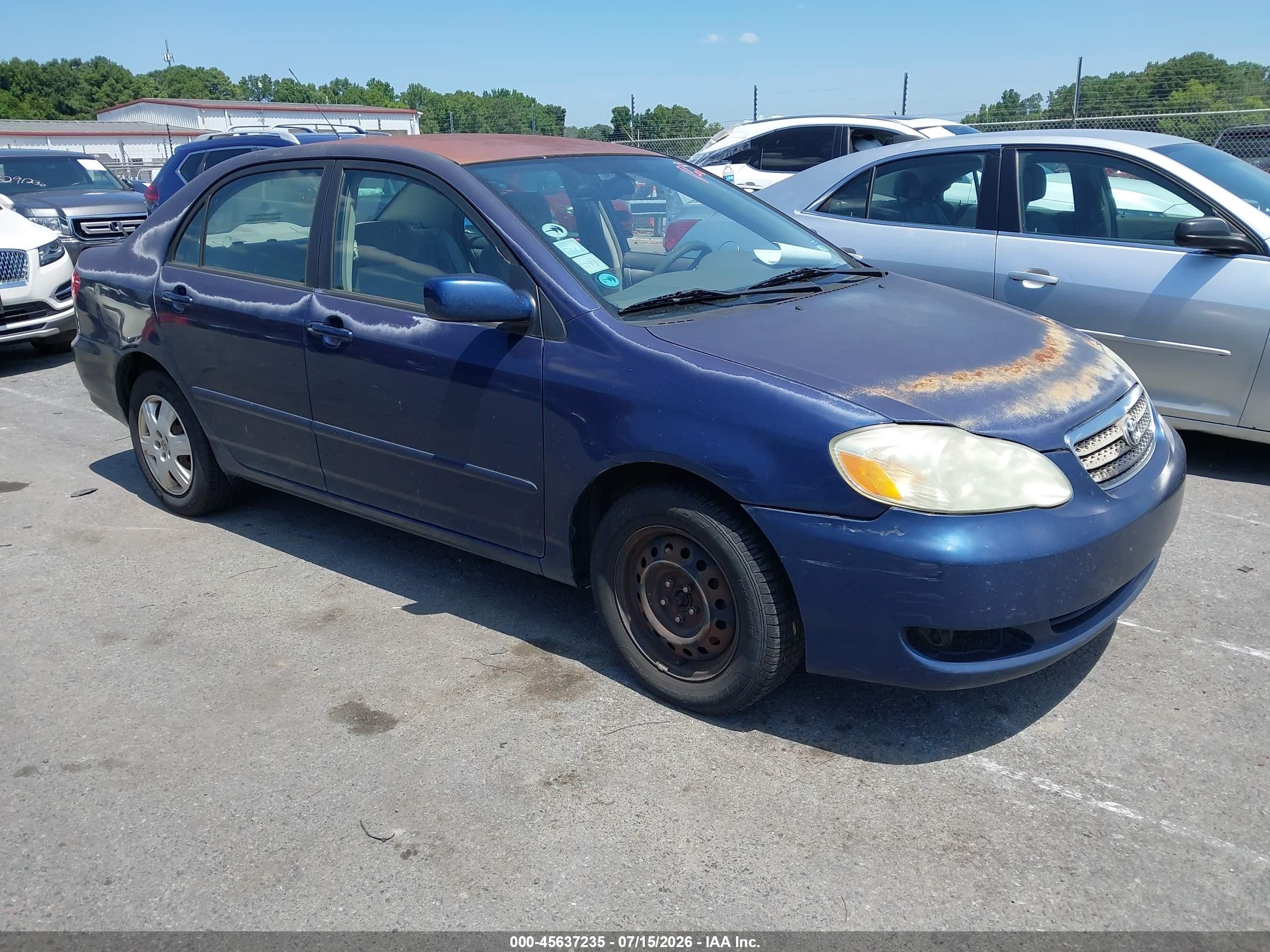 2005 Toyota Corolla LE, VIN 1NXBR32E35Z518611 — Normal wear
