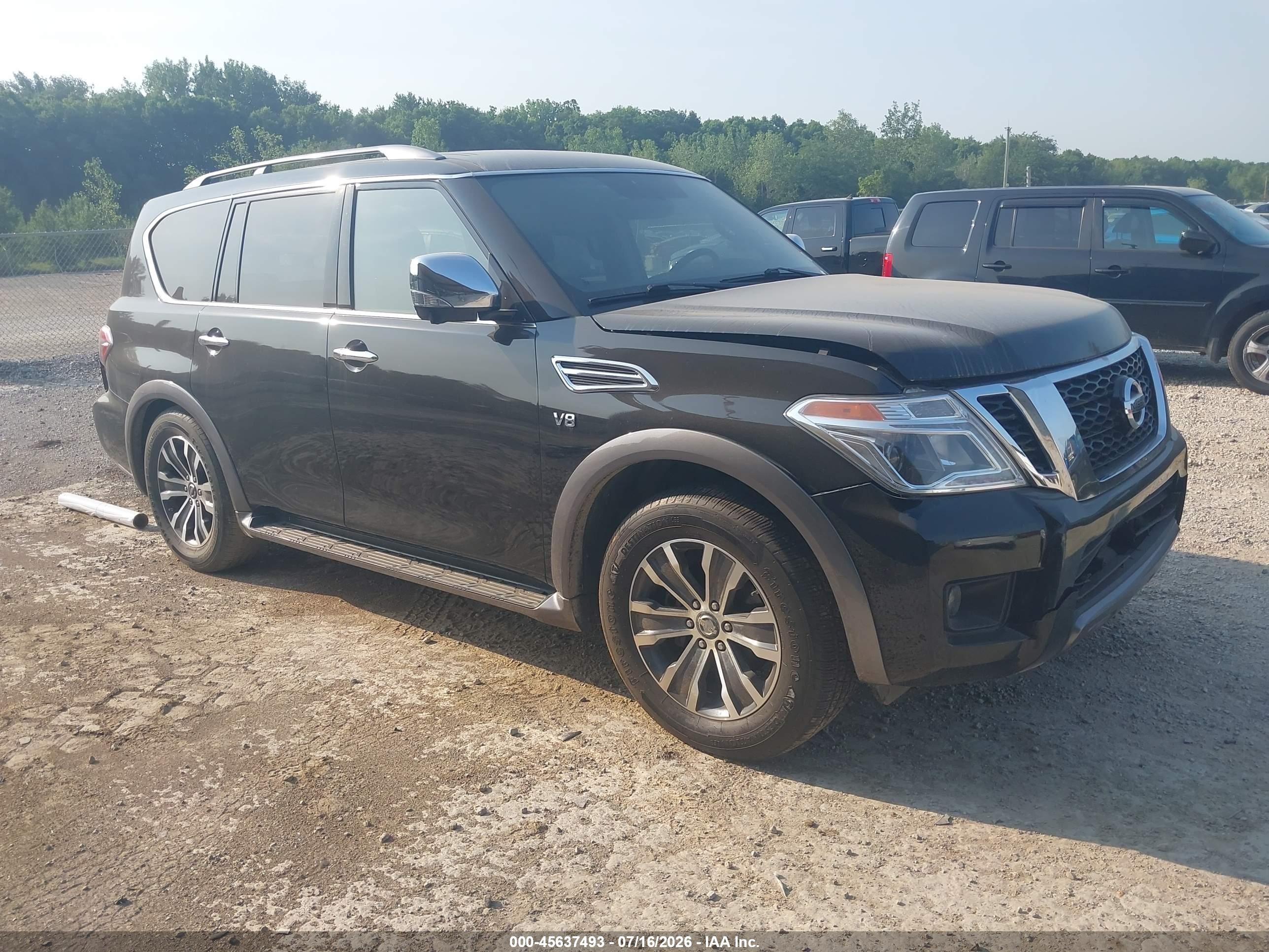 2020 Nissan Armada Platinum, VIN JN8AY2NC9L9617803 — По всему кузову