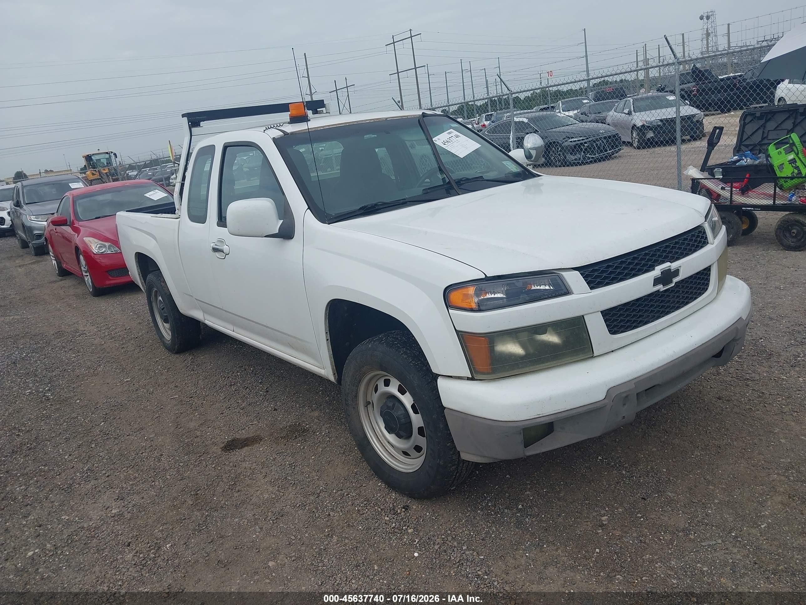 2010 Chevrolet Colorado Work Truck, VIN 1GCESBD91A8116251 — Water / flood