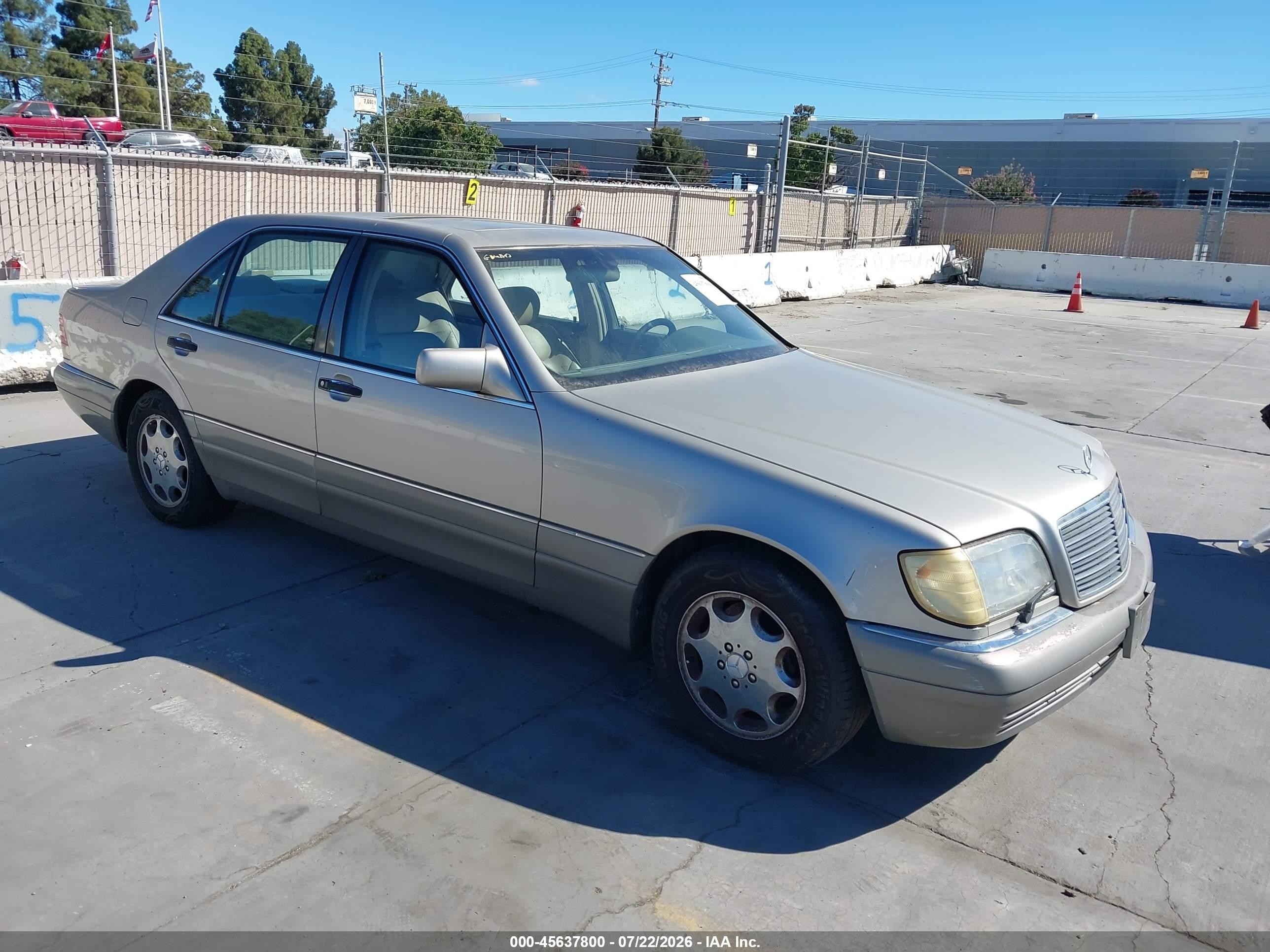 1995 Mercedes-Benz S 320, VIN WDBGA43E5SA237640 — Not stated