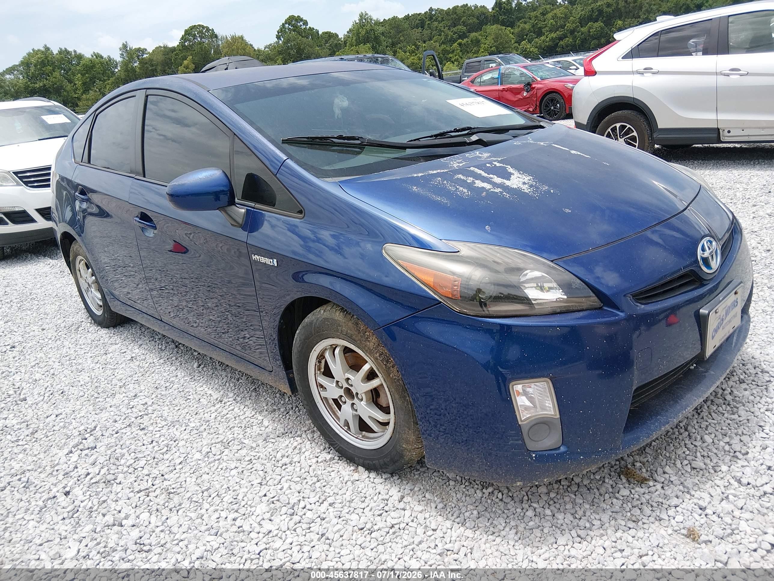 2010 Toyota Prius IV, VIN JTDKN3DU8A5123896 — Normal wear