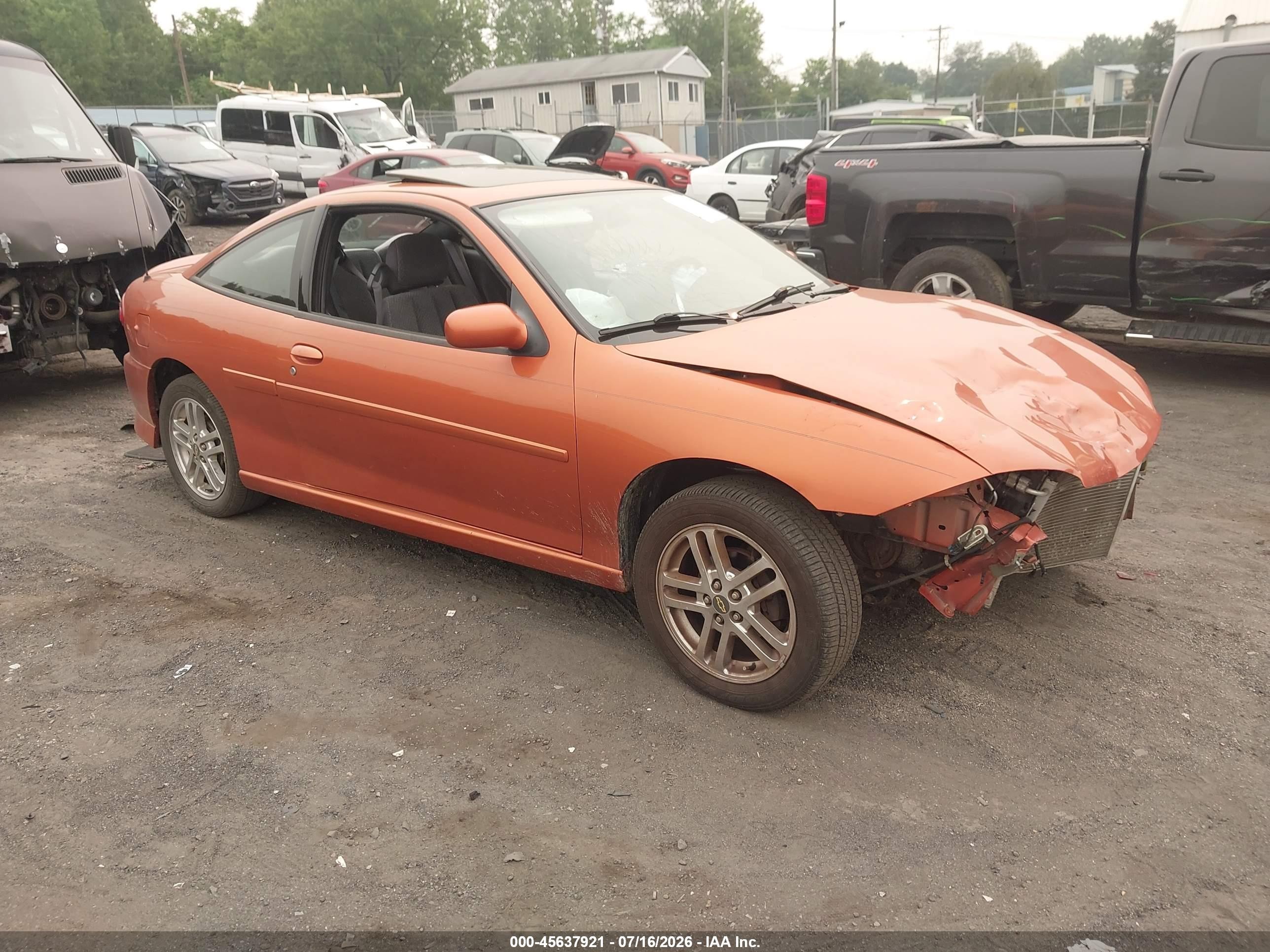 2005 Chevrolet Cavalier LS Sport, VIN 1G1JH12F857128126 — Front end