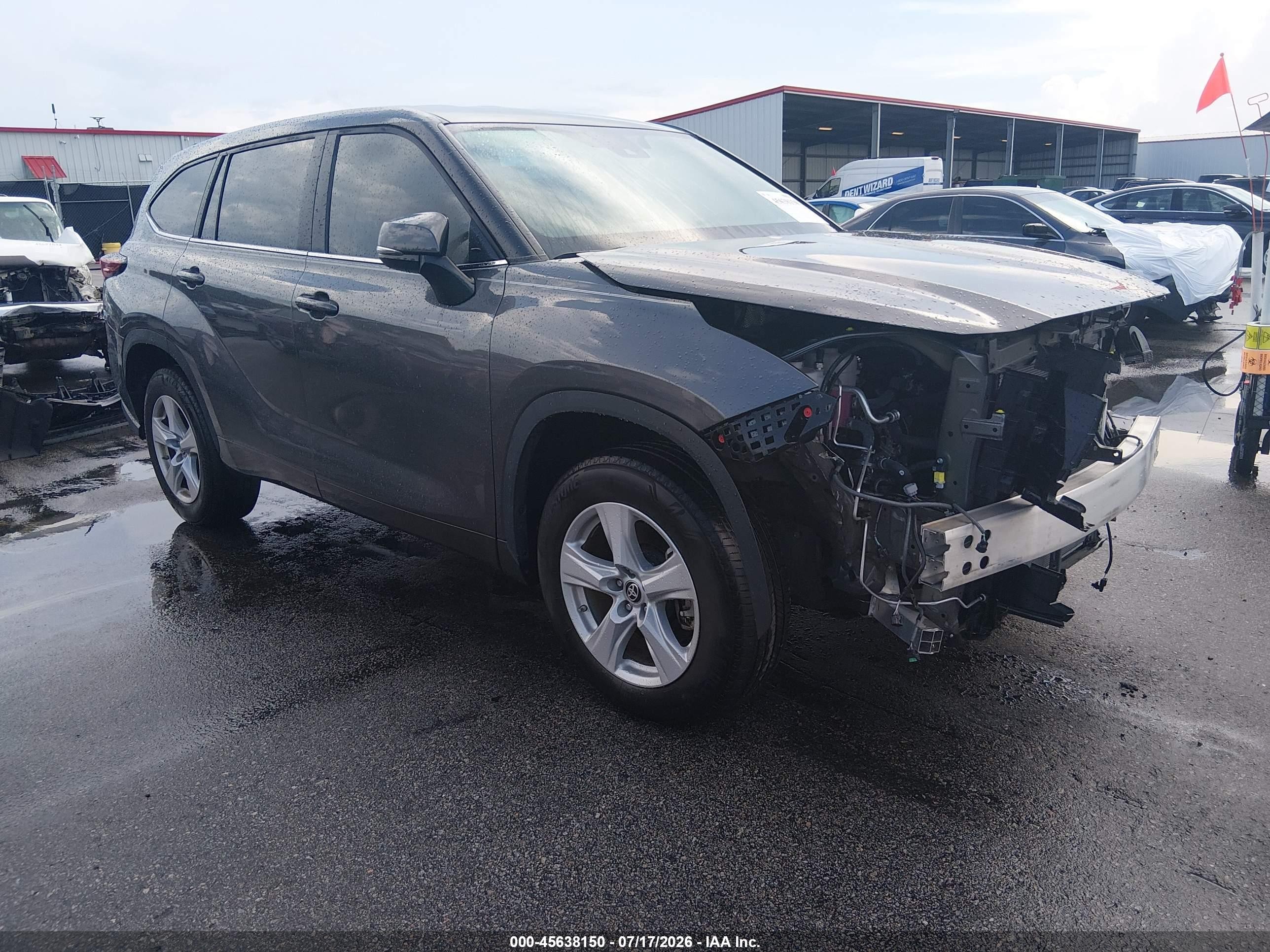 2024 Toyota Highlander LE, VIN 5TDKDRAH0RS053572 — Перед