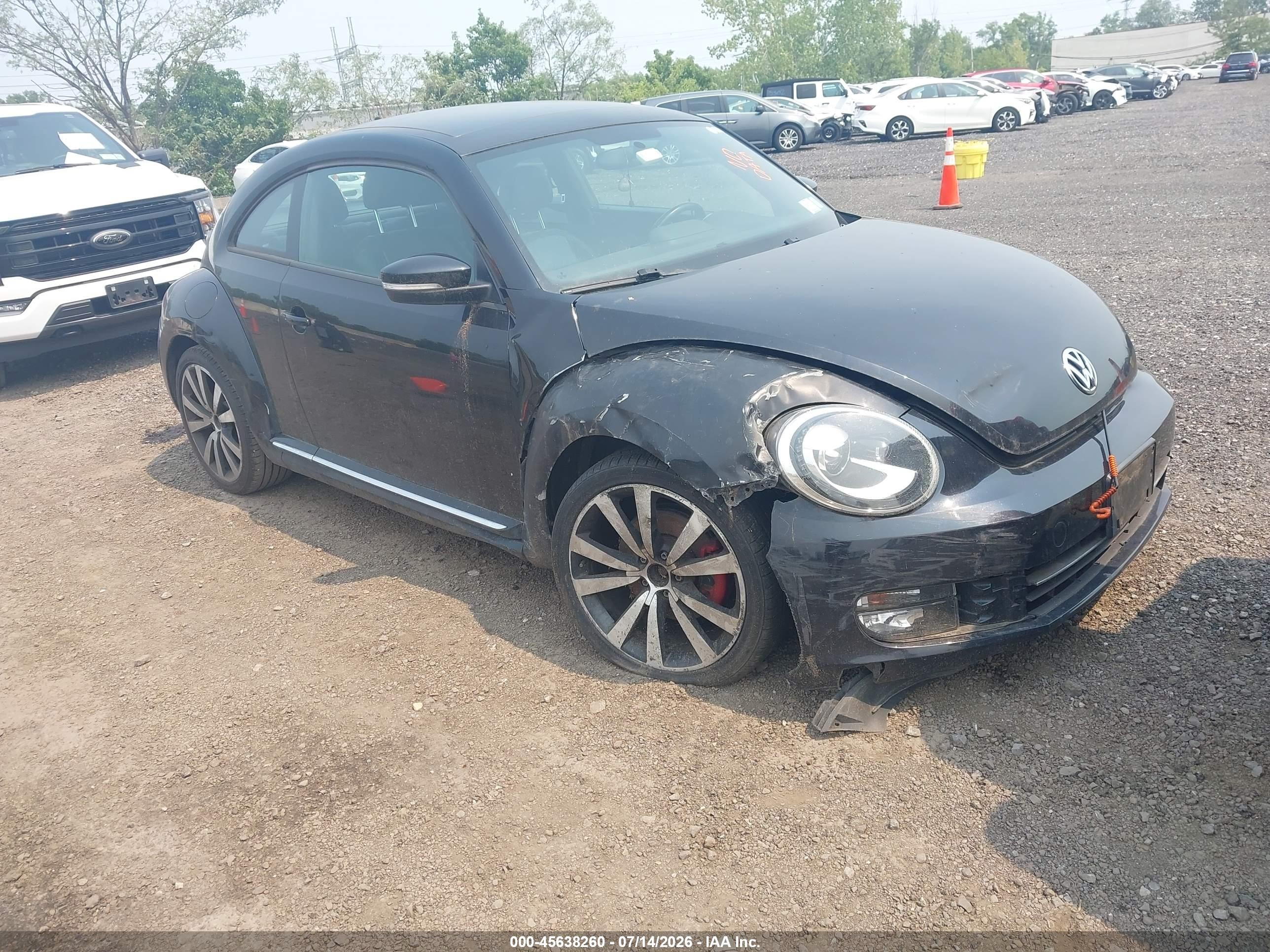 2012 Volkswagen Beetle Turbo, VIN 3VWVA7AT0CM665998 — Normal wear