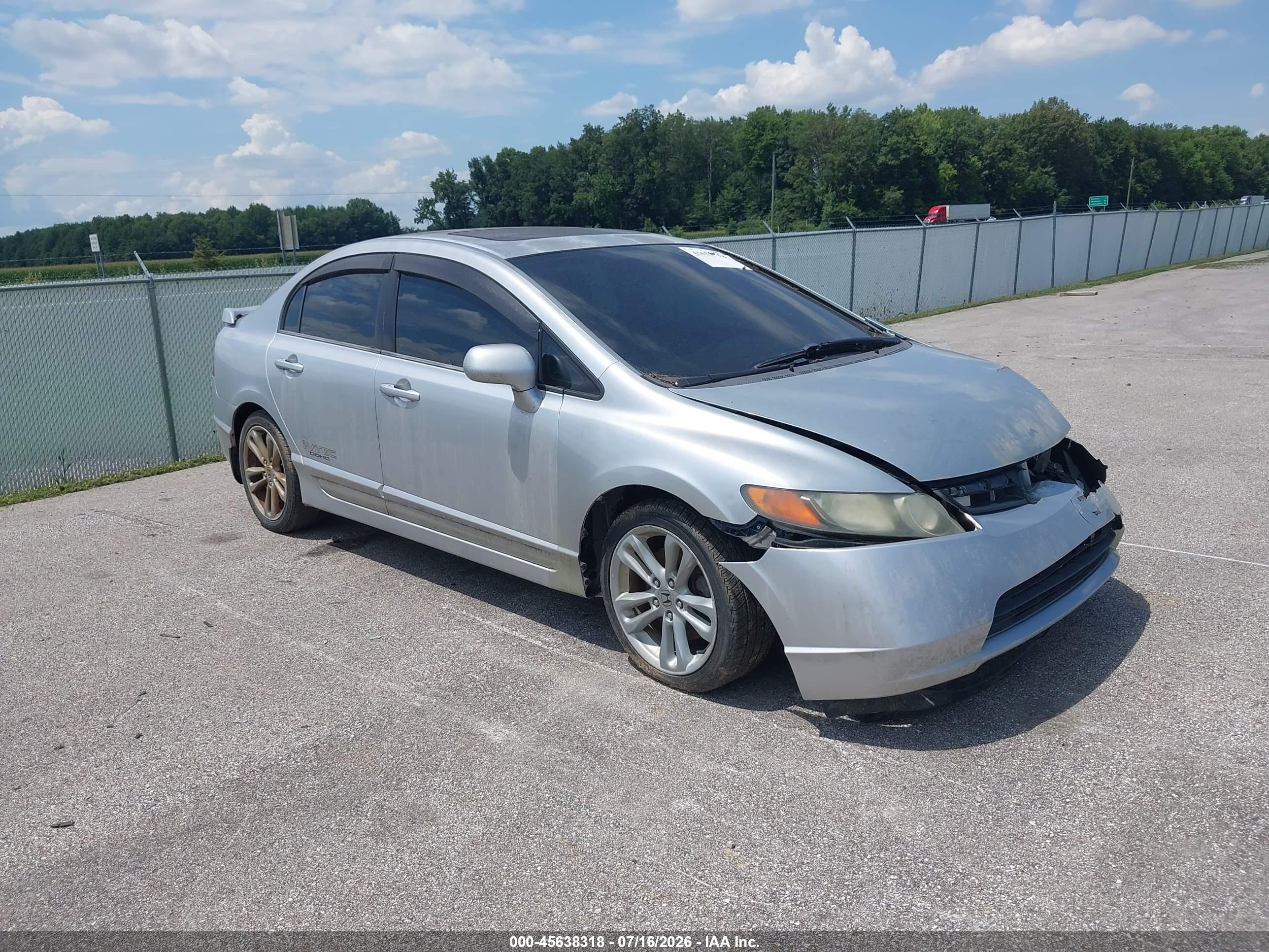 2007 Honda Civic Si, VIN 2HGFA55527H702126 — Обычный износ