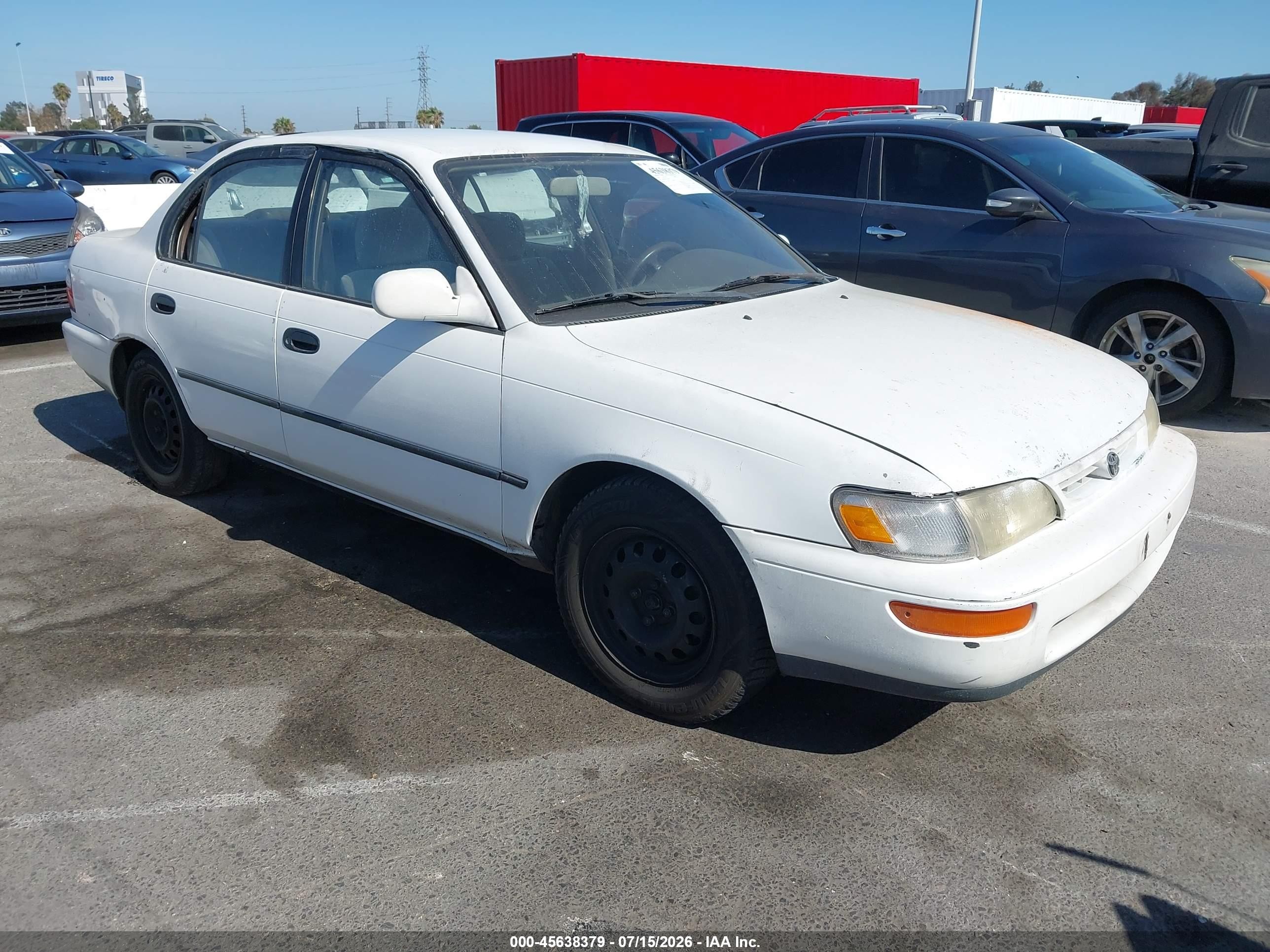 1996 Toyota Corolla DX, VIN 1NXBB02E3TZ400073 — Normal wear