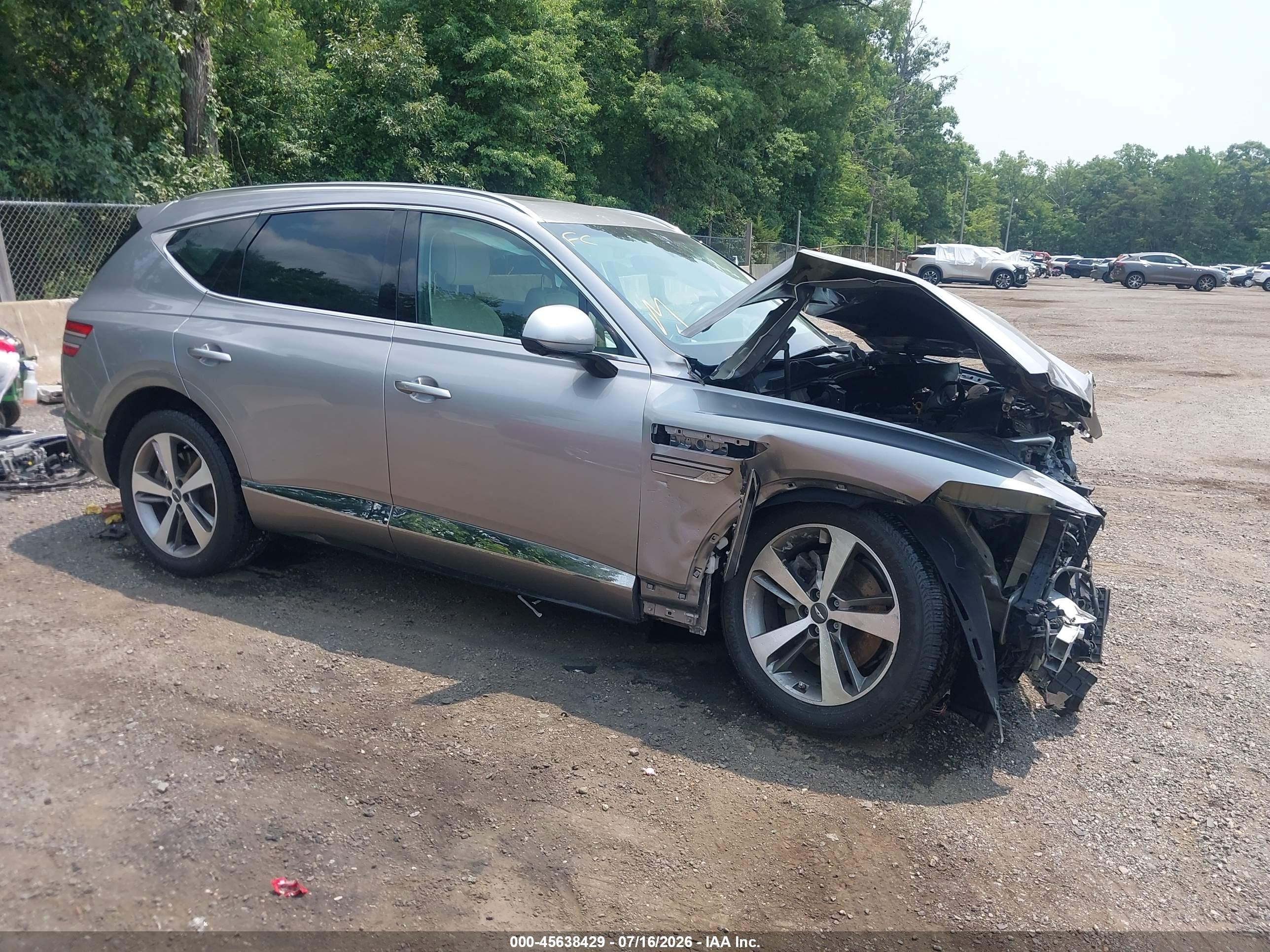 2021 Genesis GV80, VIN KMUHBDSBXMU034817 — Front end