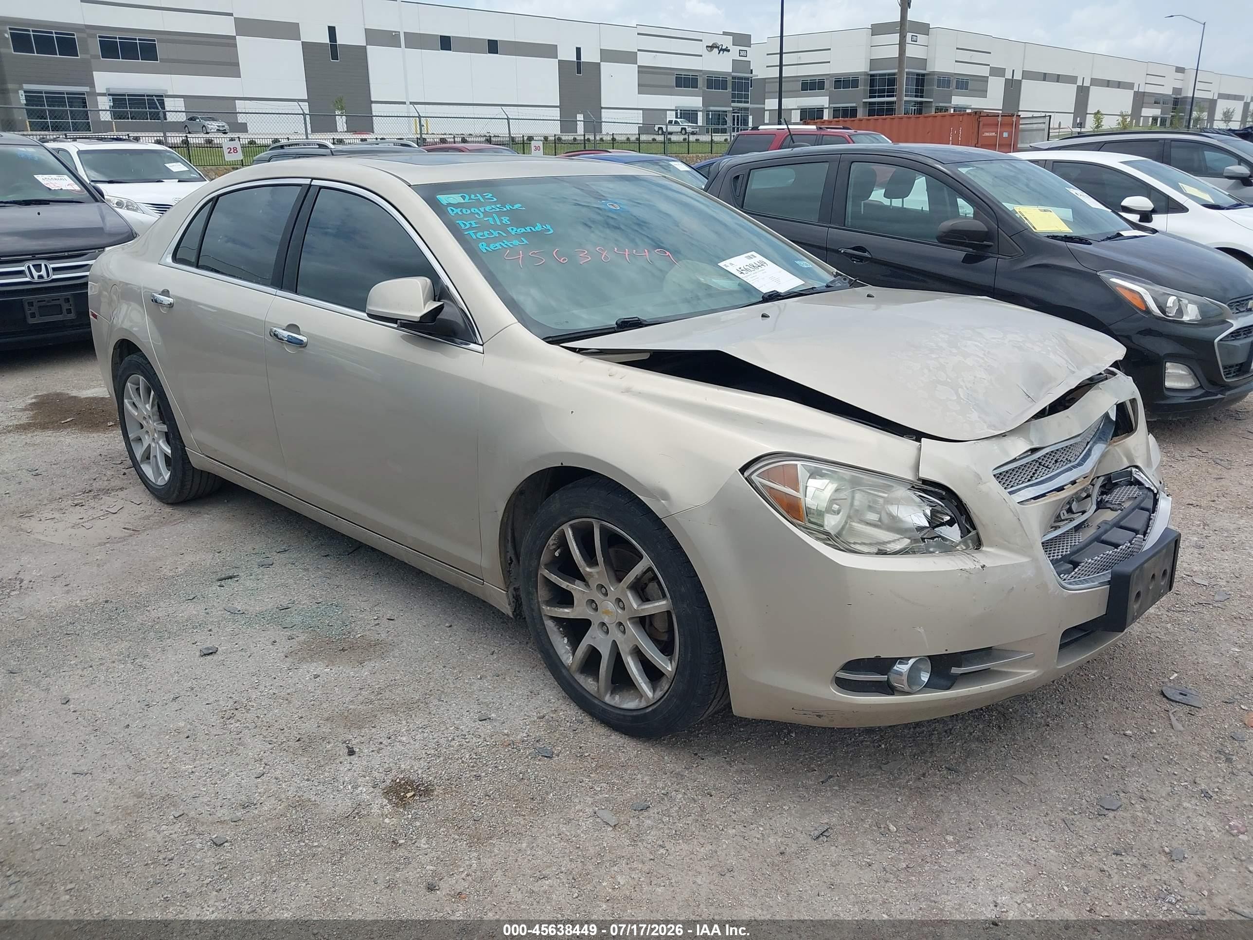 2010 Chevrolet Malibu LTZ, VIN 1G1ZE5EB3AF148943 — Перед