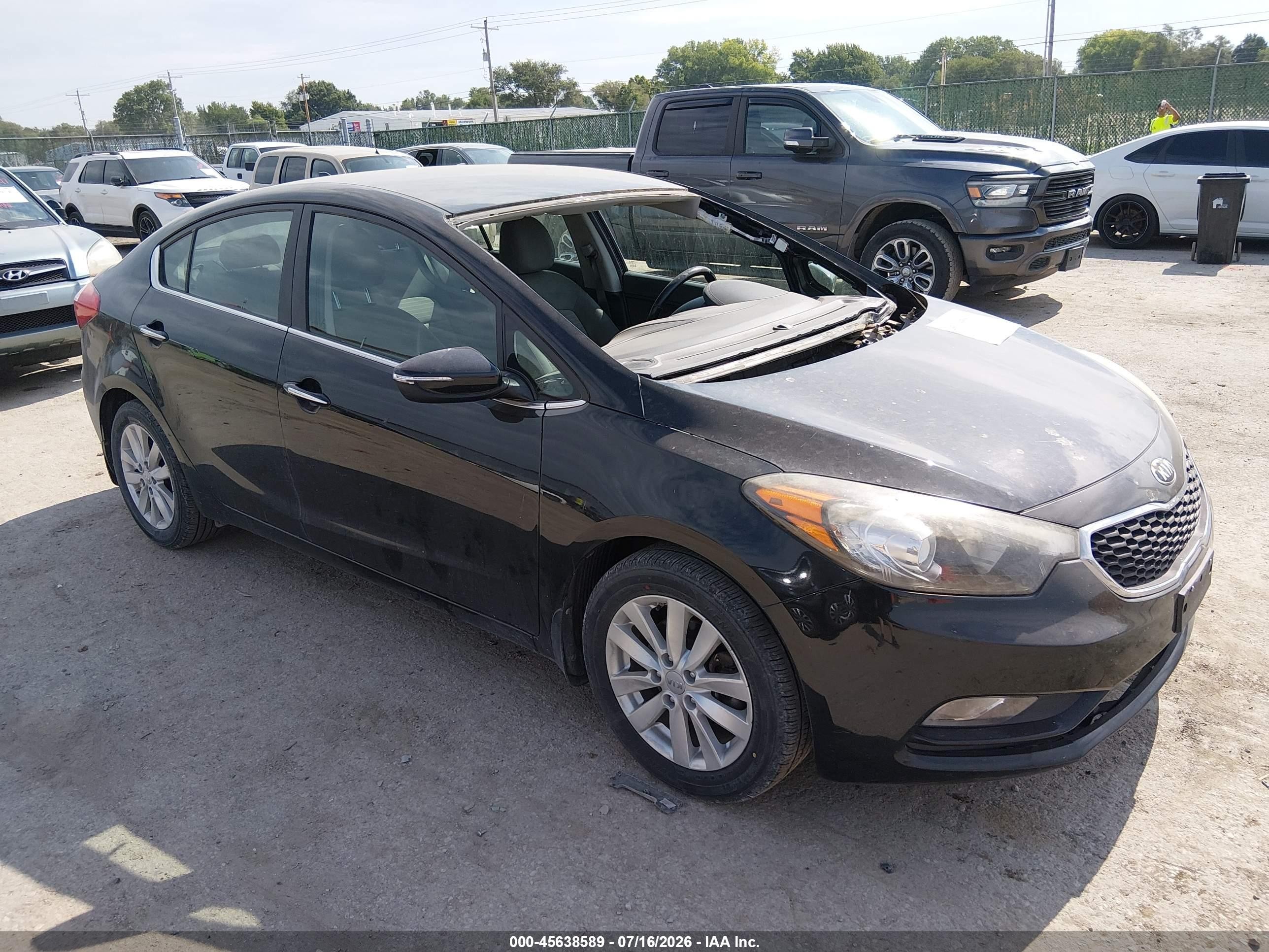 2014 Kia Forte EX, VIN KNAFX4A84E5152162 — Normal wear