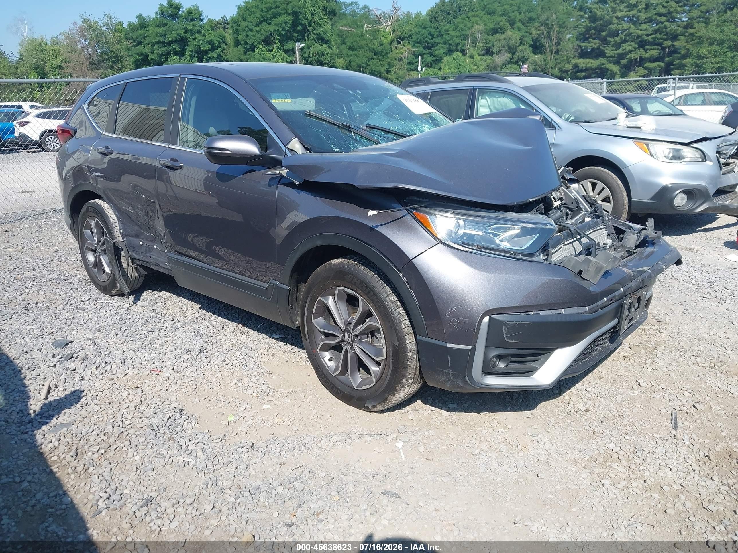 2021 Honda CR-V EX-L, VIN 2HKRW2H83MH647657 — All over