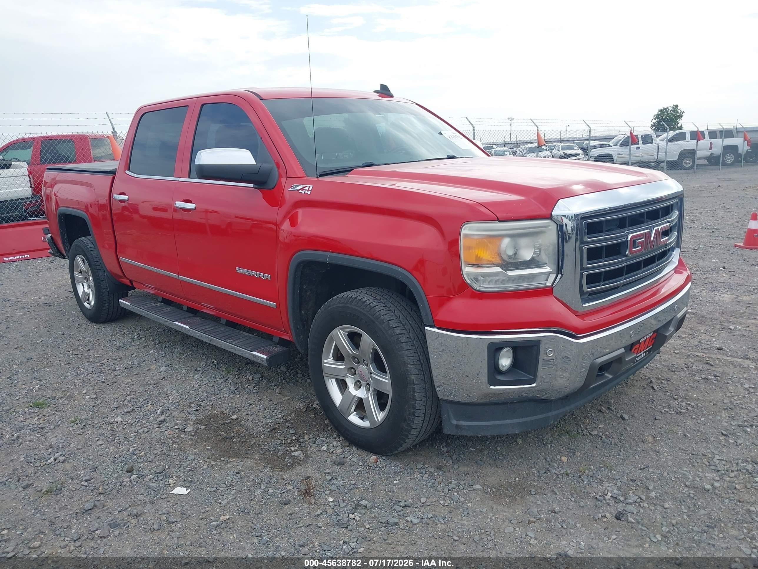 2015 GMC Sierra 1500 SLT, VIN 3GTU2VEC4FG450086 — Rear end